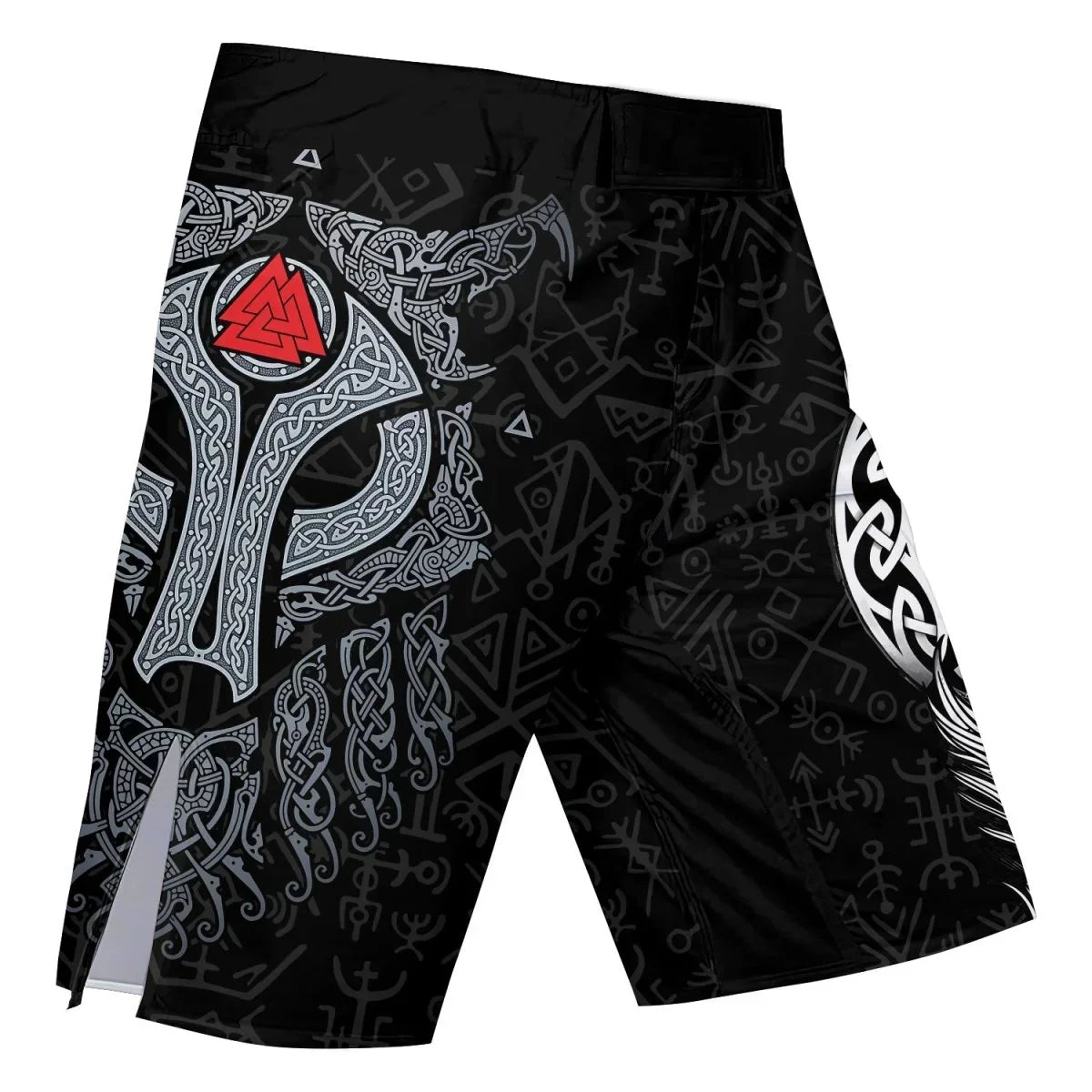 Wolf Tribal Fight Shorts | Wolf Muay Thai Shorts | Wolf Workout Shorts