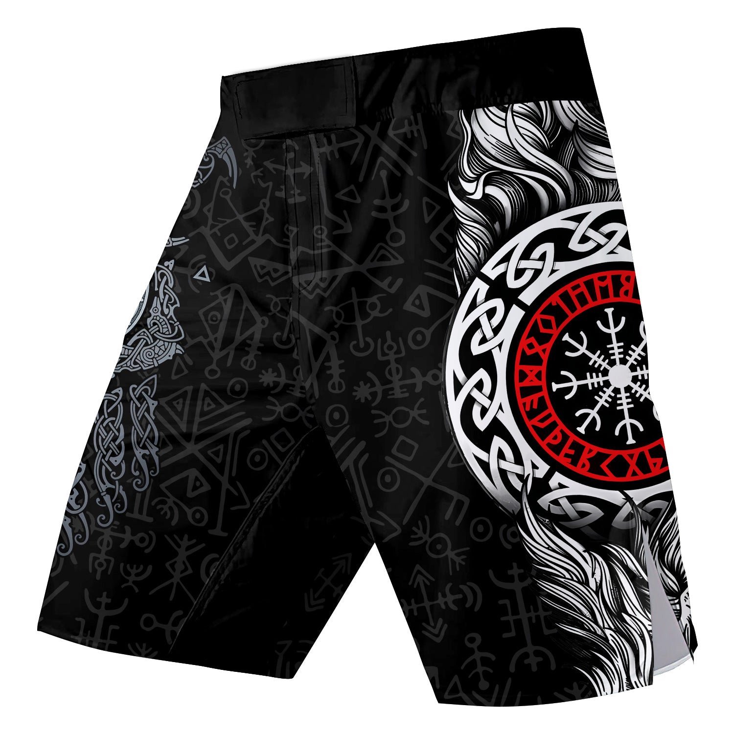 Cool Wolf Vegvisir Fight Shorts