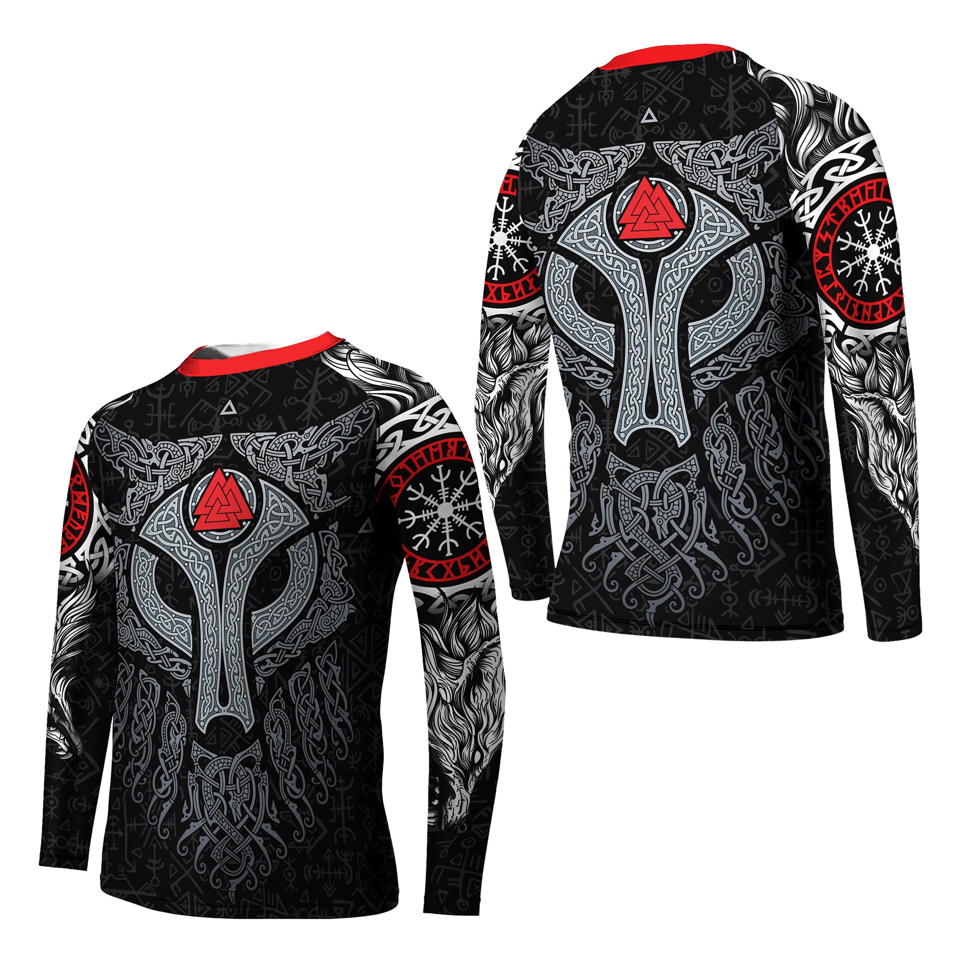 Cool Wolf Vegvisir Kids Rash Guard