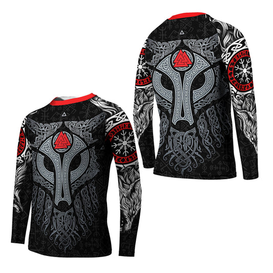 Cool Wolf Vegvisir Kids Rash Guard