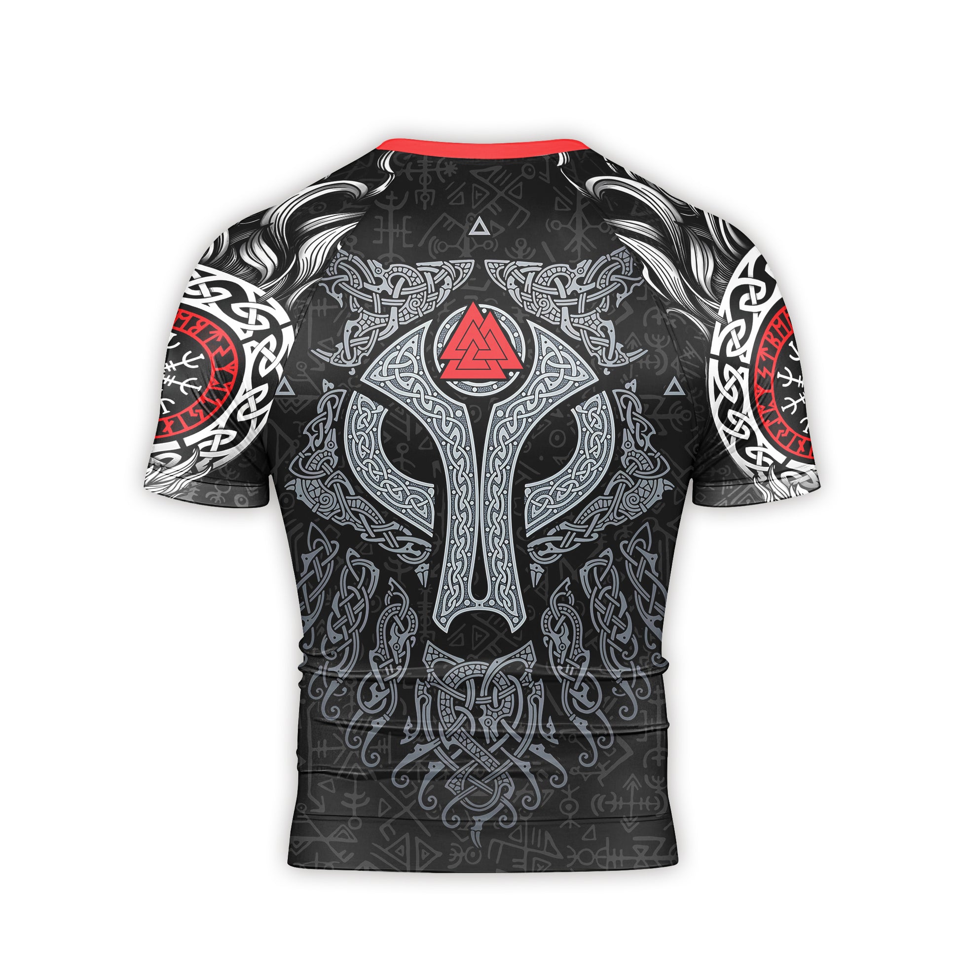 Cool Wolf Vegvisir Men's Short Sleeve Rash Guard