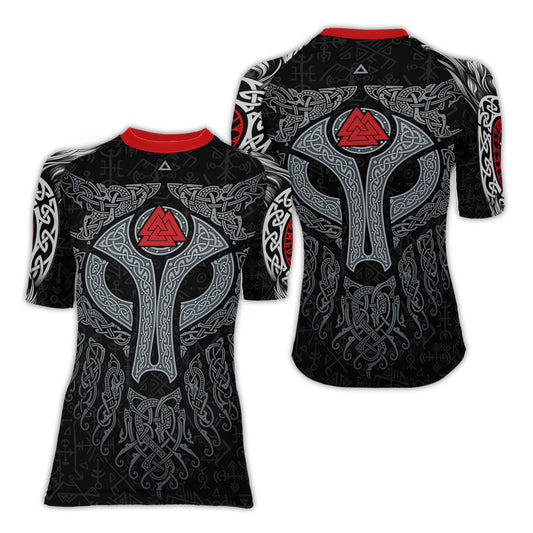 Cool Wolf Vegvisir Women's Short Sleeve Rash Guard