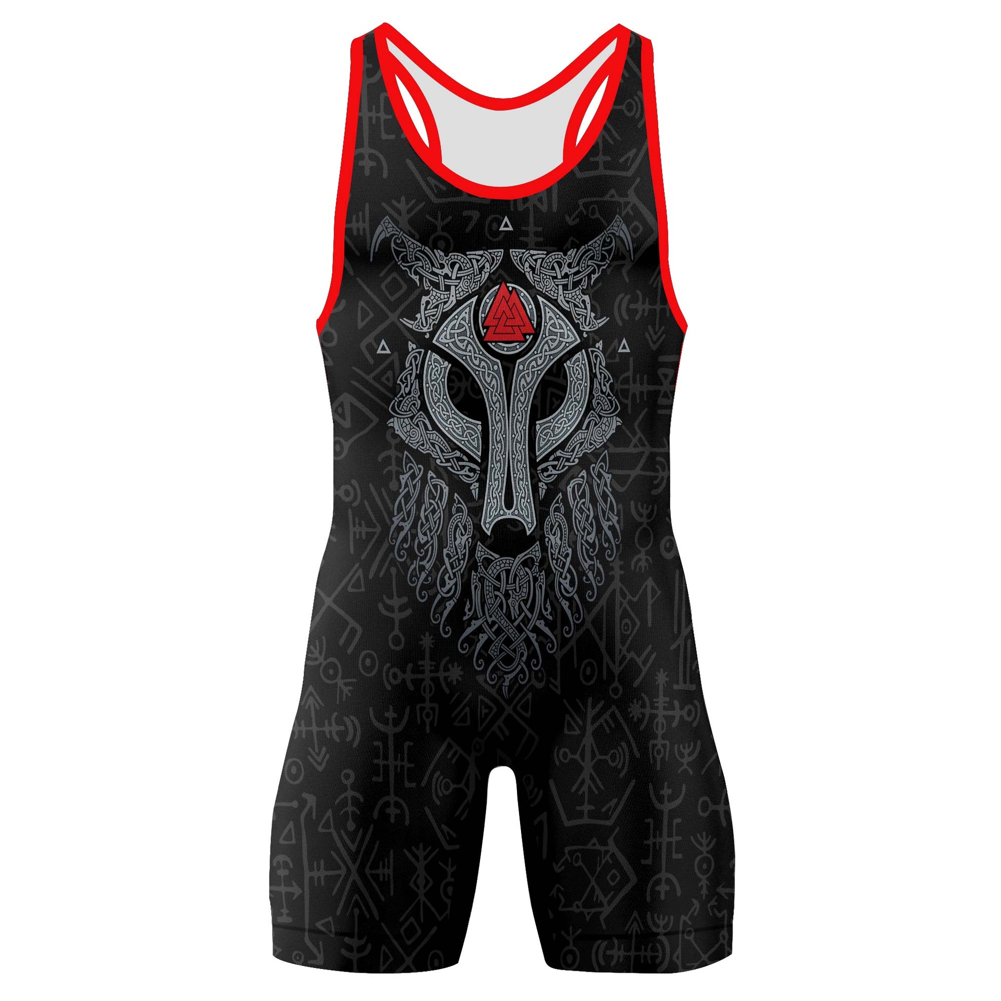 Cool Wolf Vegvisir Wrestling Singlets