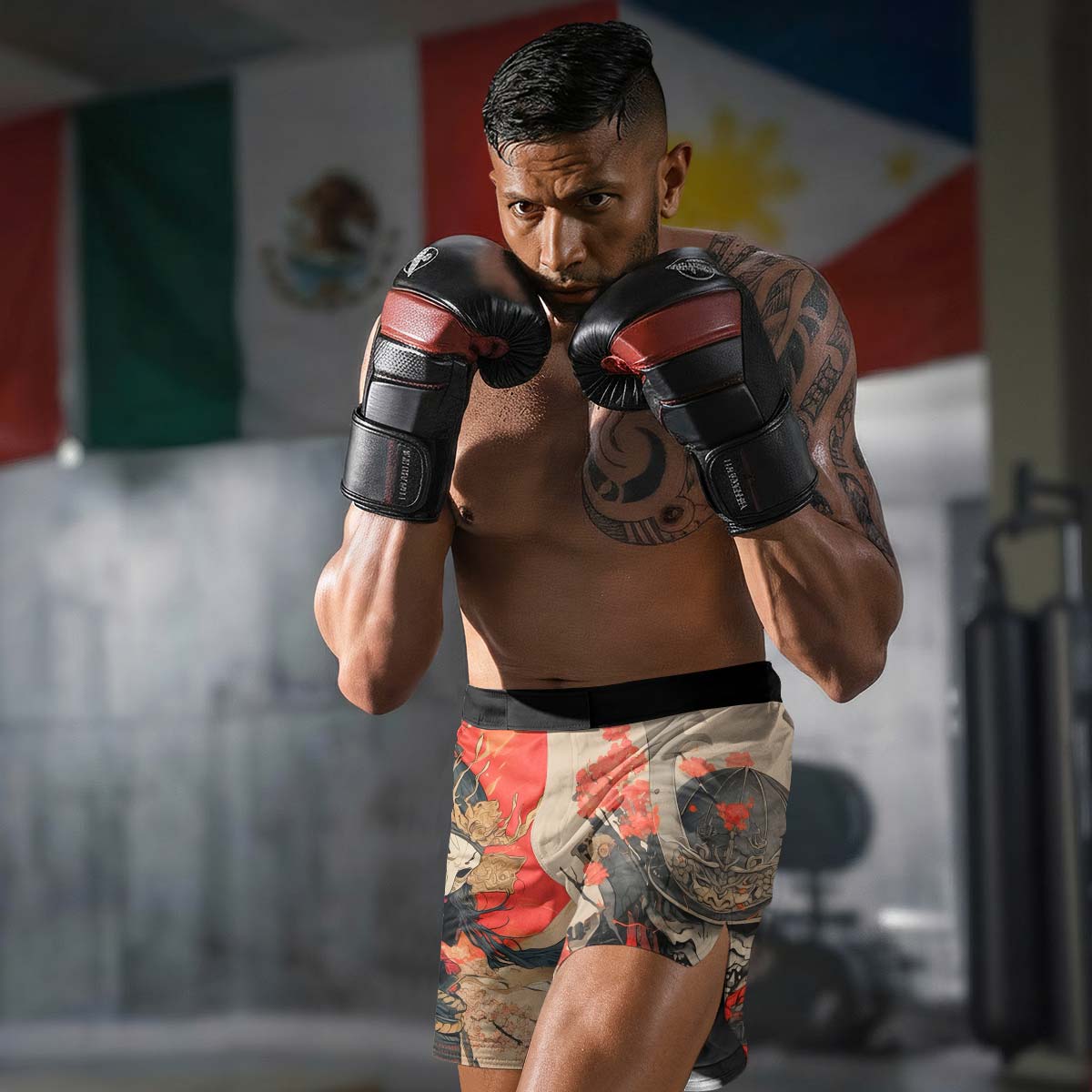 Crimson Oni Ascension Fight Shorts