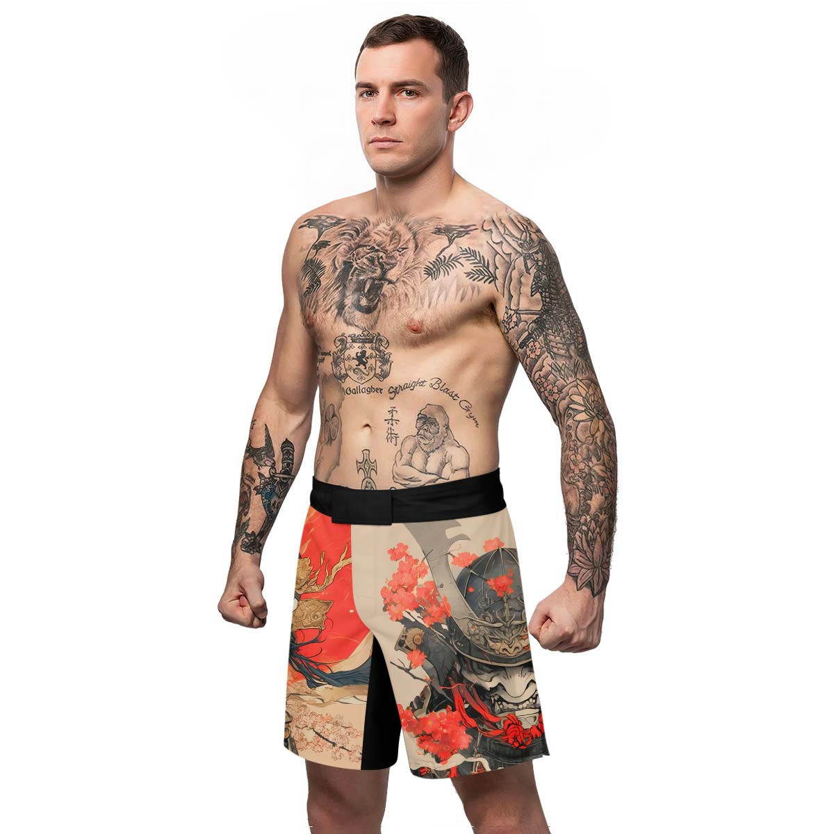 Crimson Oni Ascension Fight Shorts