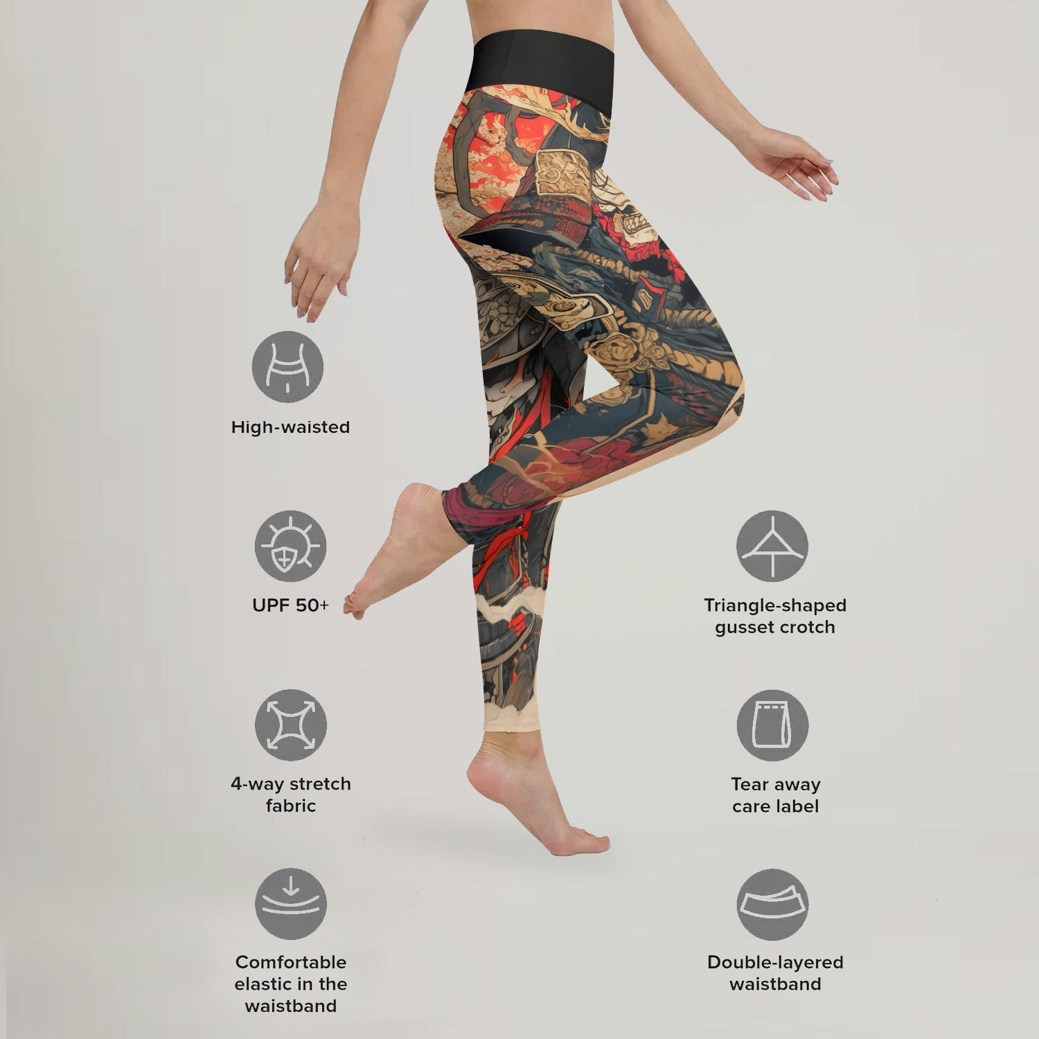 Crimson Oni Ascension Leggings