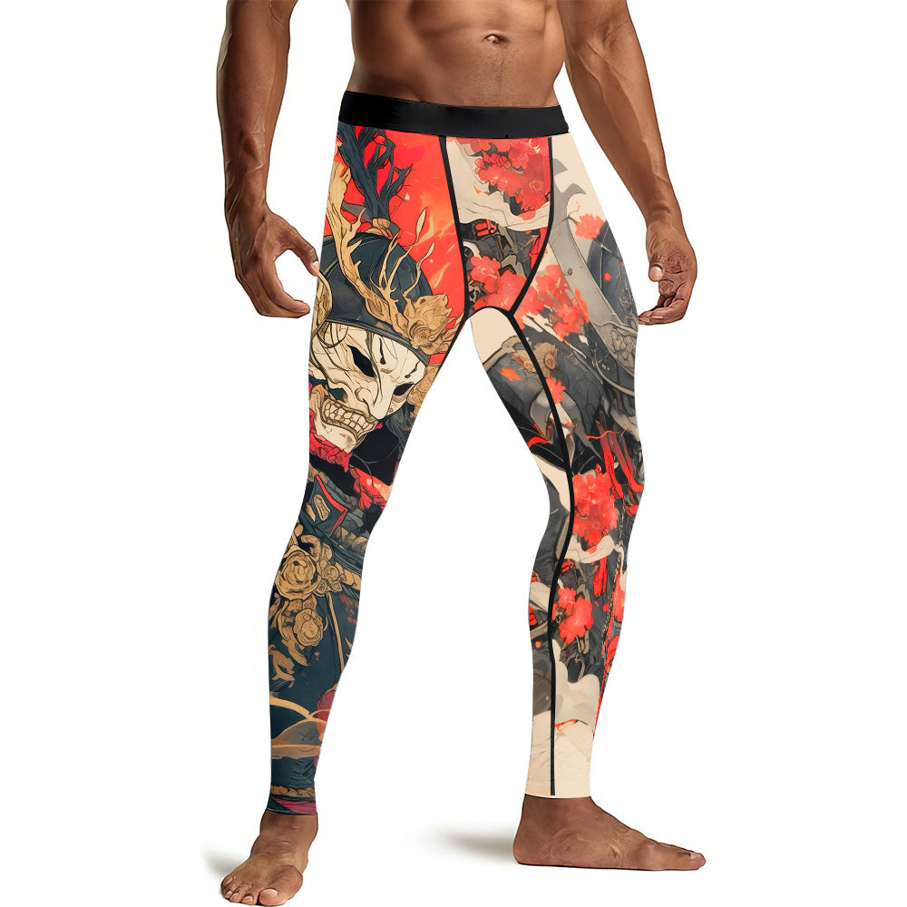 Crimson Oni Ascension Men's Compression Leggings