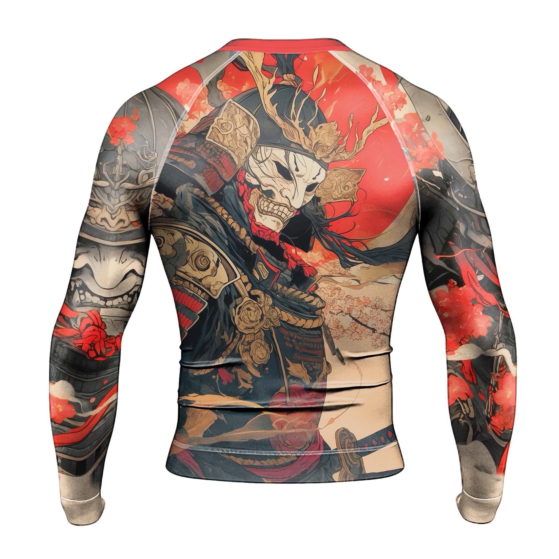 Crimson Oni Ascension Men's Long Sleeve Rash Guard