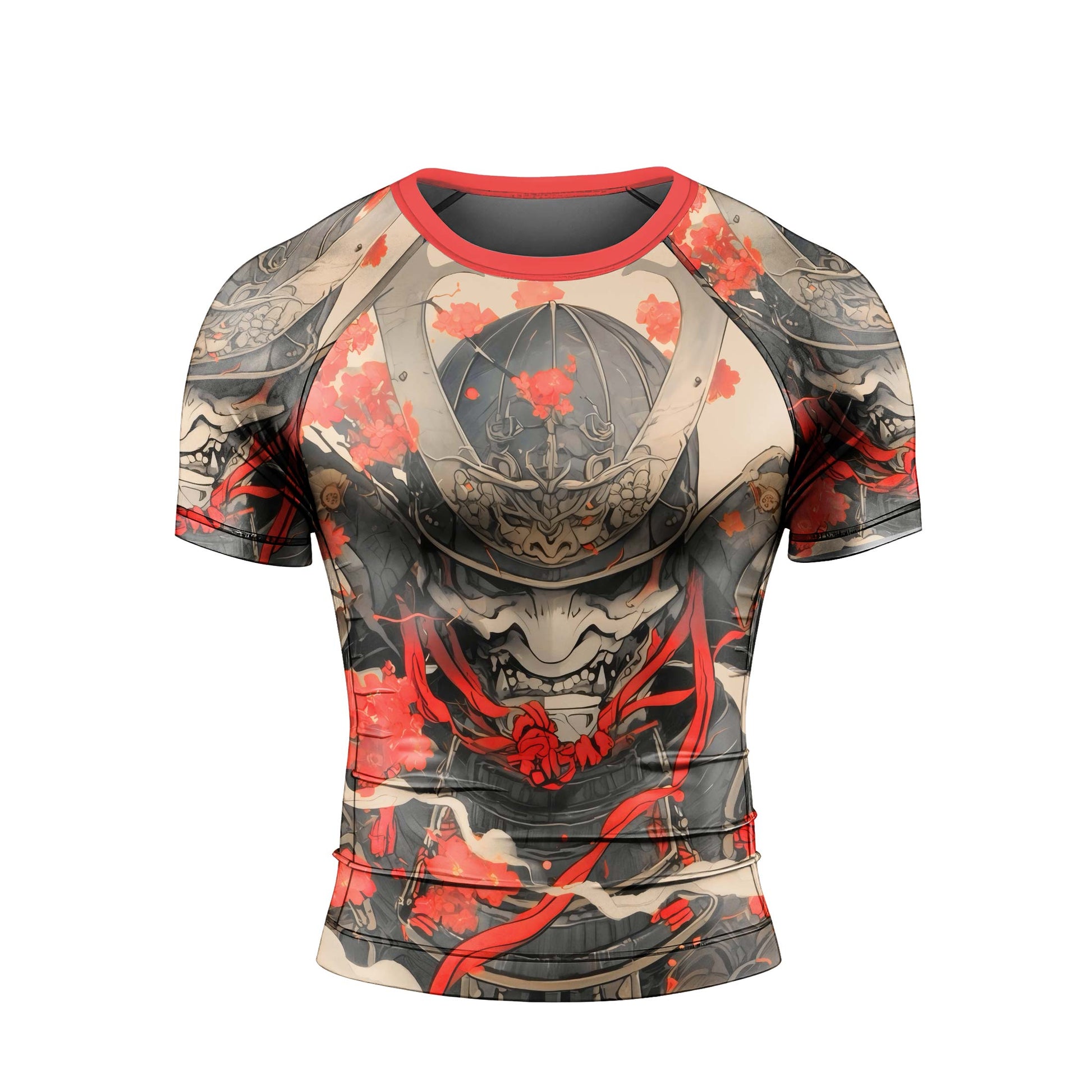 Crimson Oni Ascension Men's Short Sleeve Rash Guard