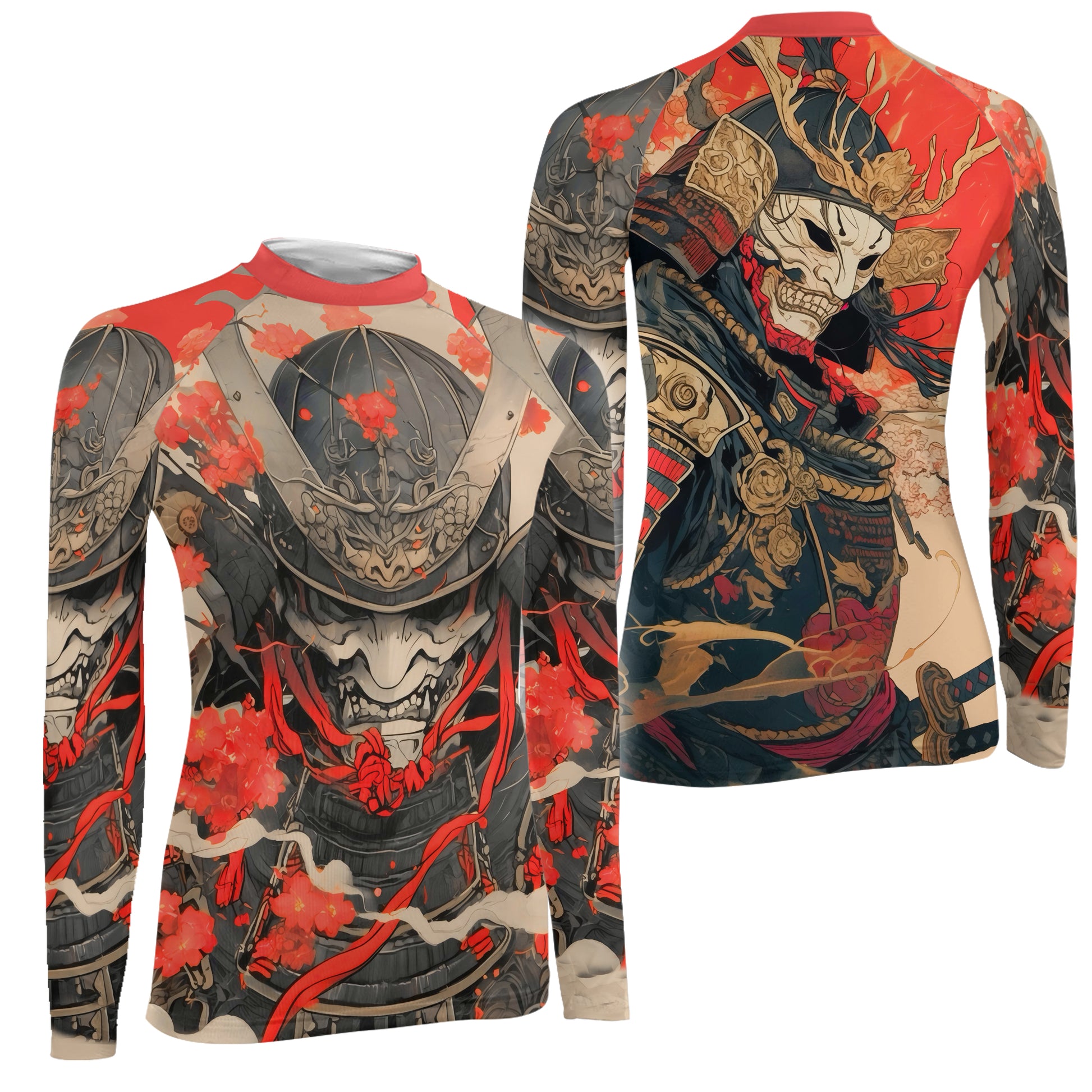 Crimson Oni Ascension Women's Long Sleeve Rash Guard