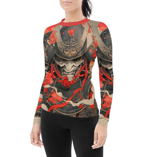 Crimson Oni Ascension Women's Long Sleeve Rash Guard