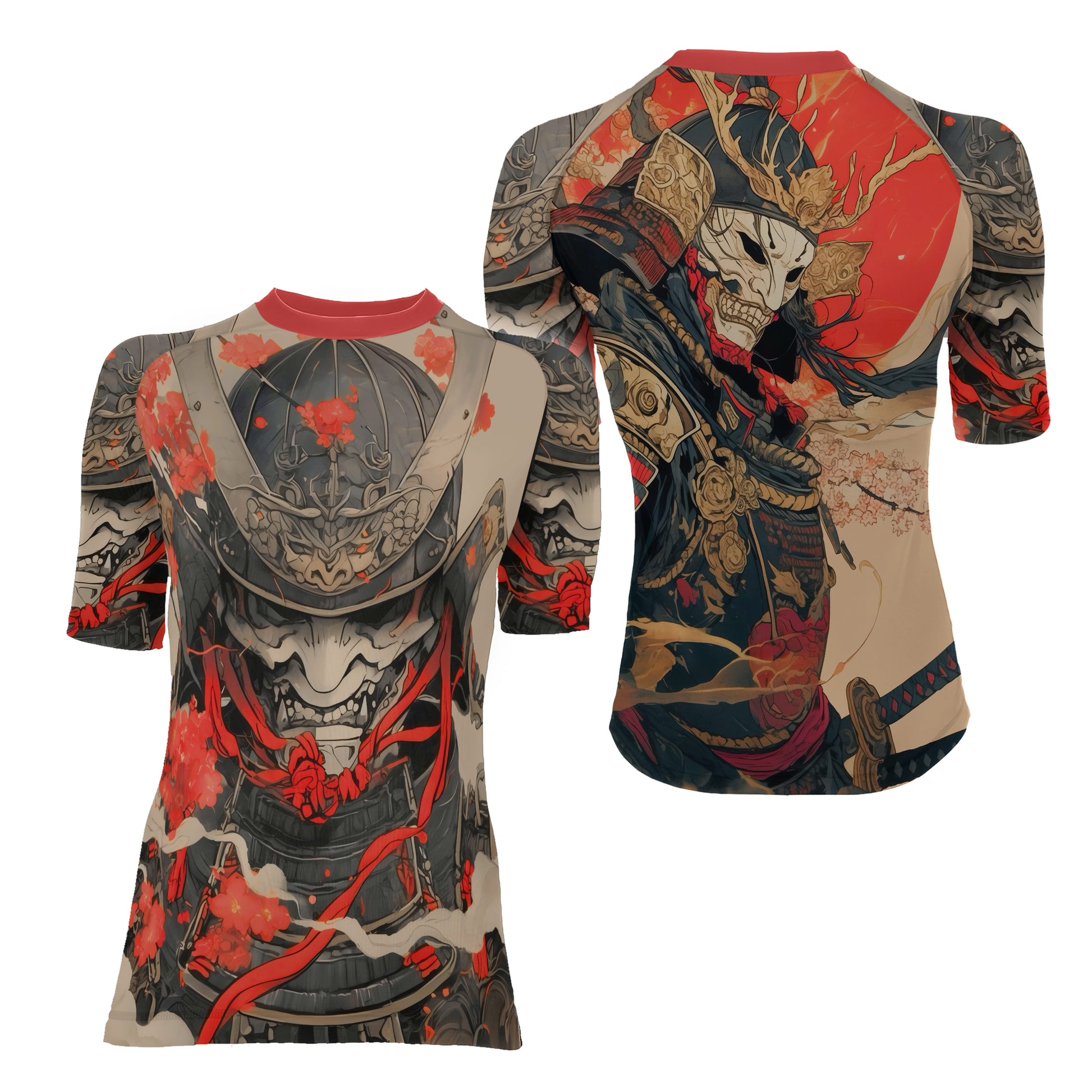 Crimson Oni Ascension Women's Short Sleeve Rash Guard