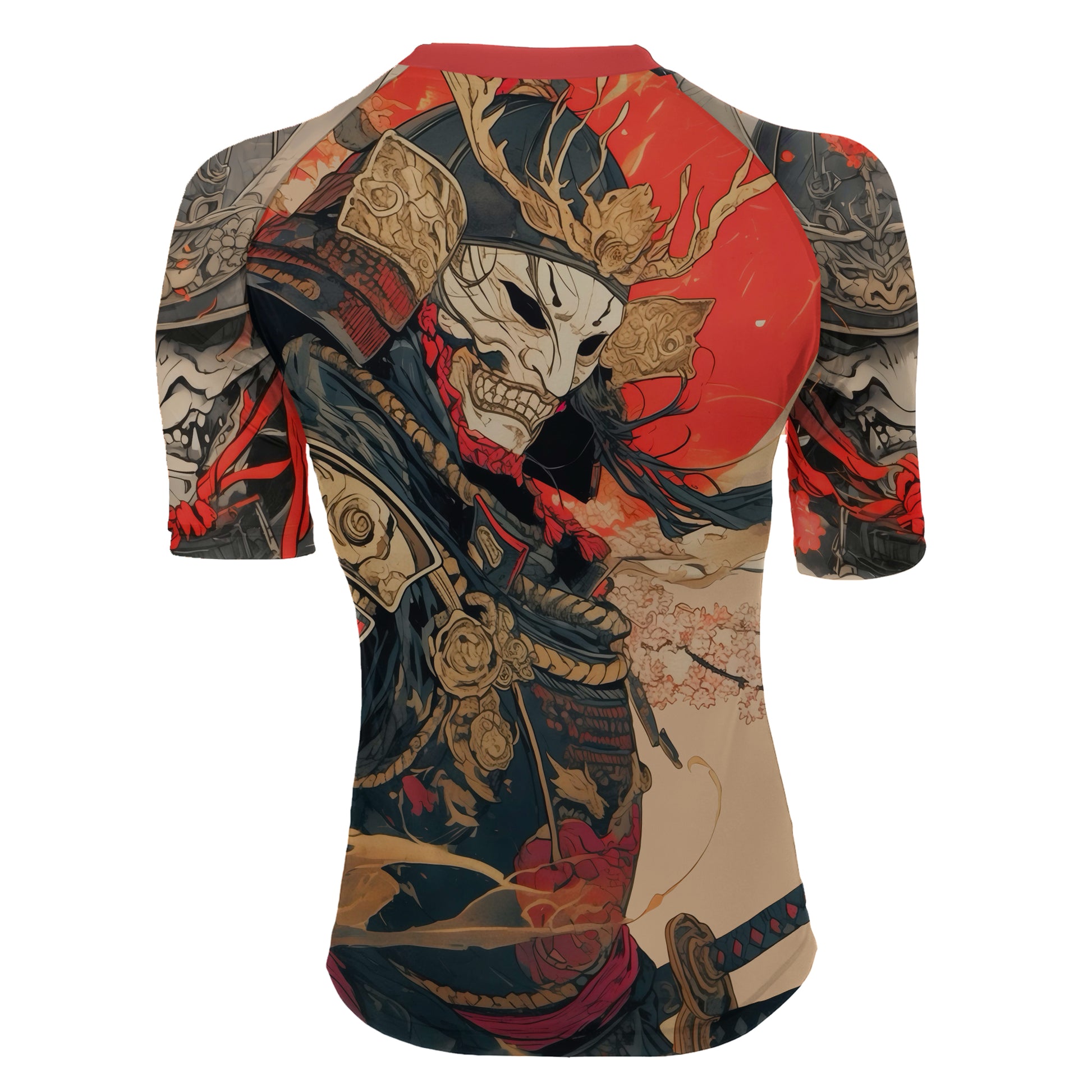 Crimson Oni Ascension Women's Short Sleeve Rash Guard