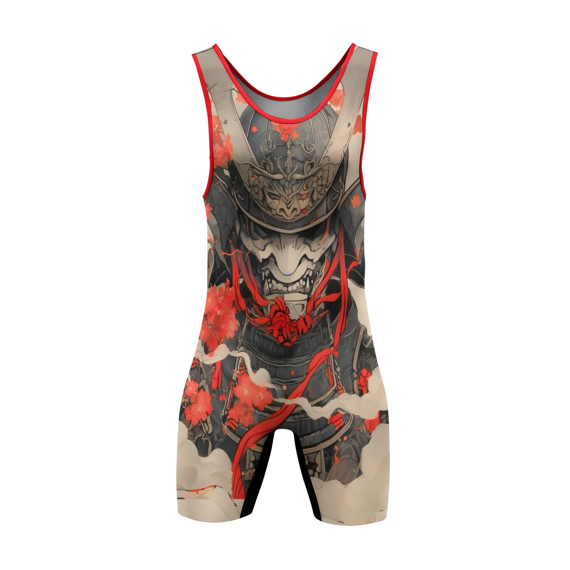 Crimson Oni Ascension Wrestling Singlets