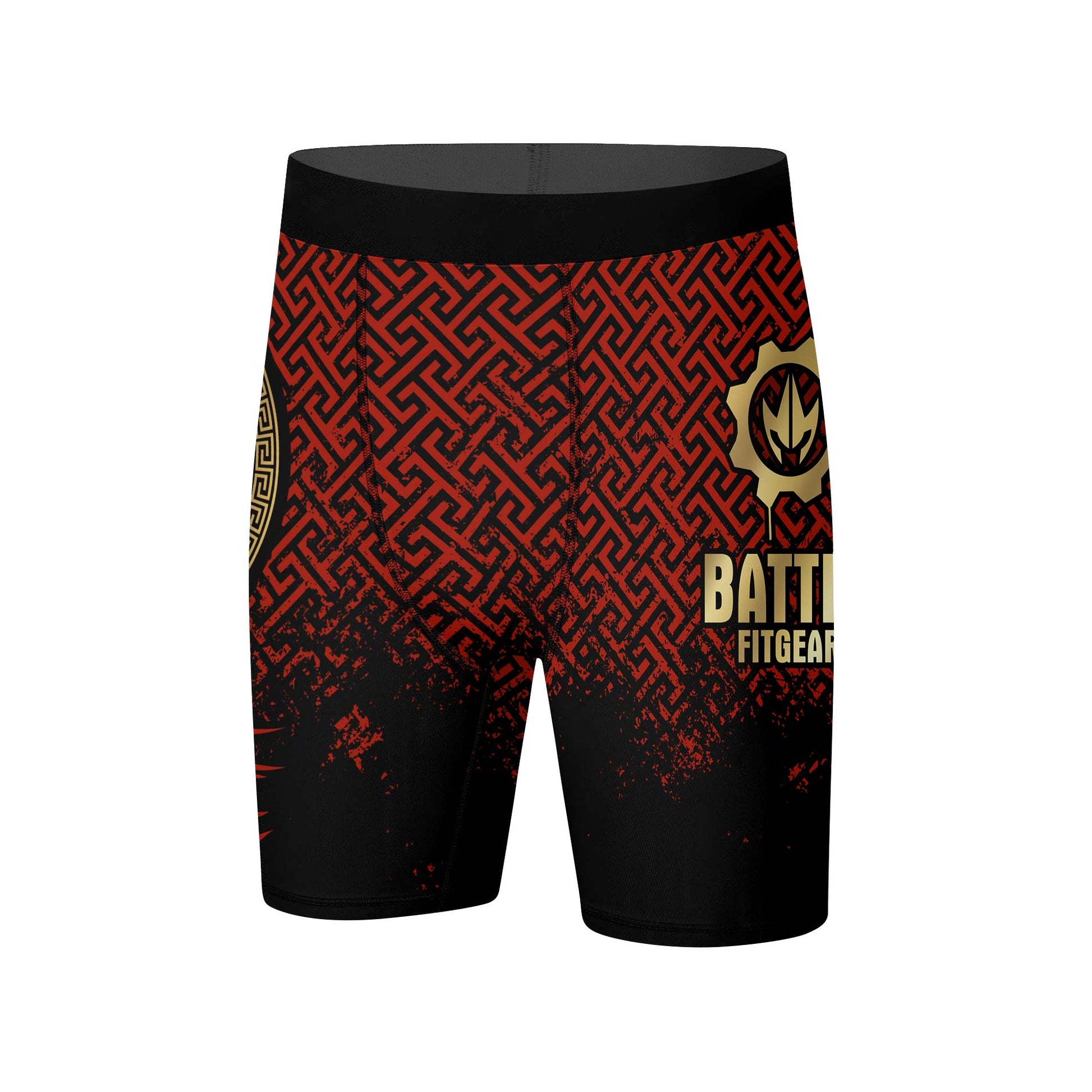 Crimson Spartan Compression Shorts
