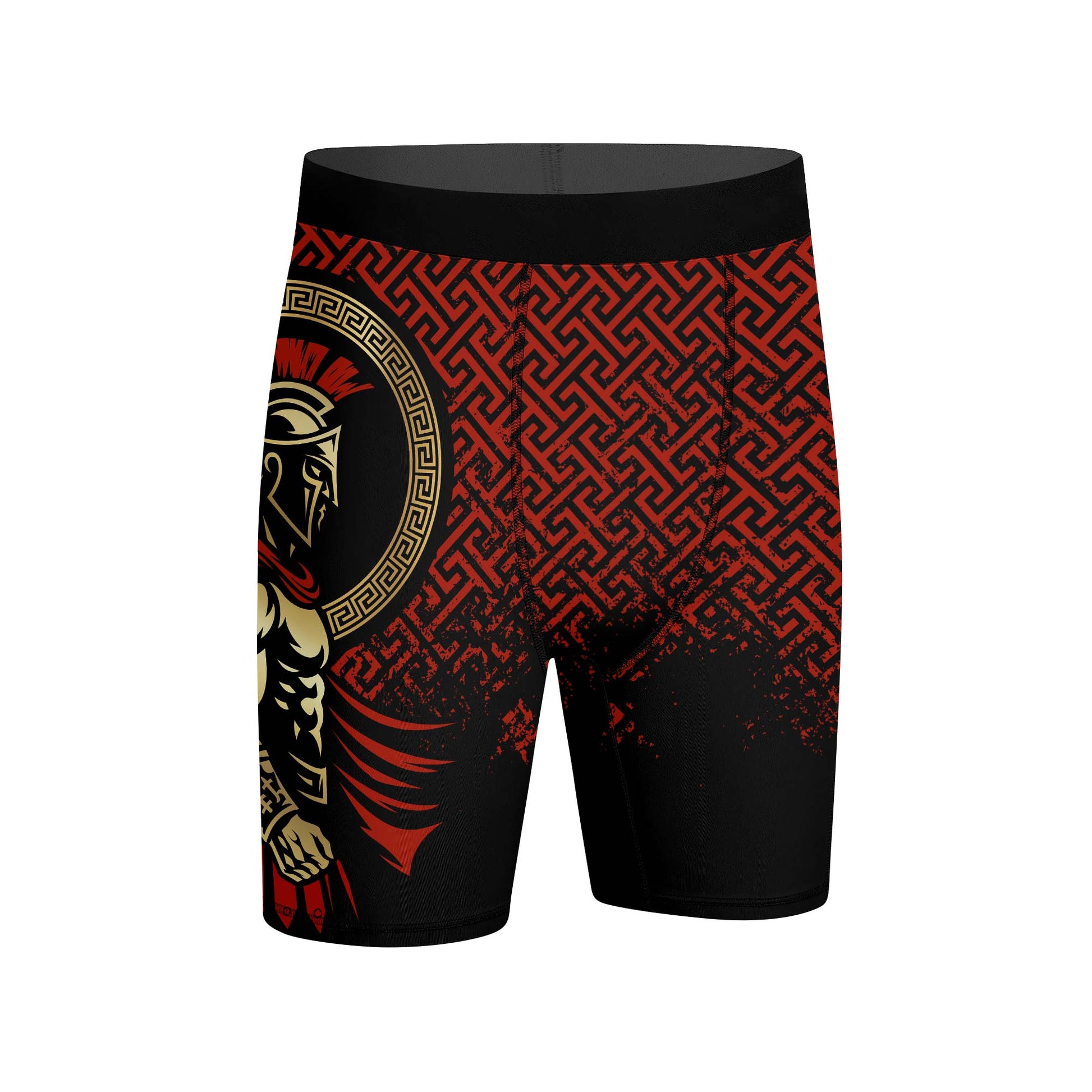 Crimson Spartan Compression Shorts