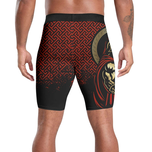 Crimson Spartan Compression Shorts