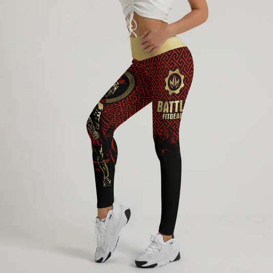 Crimson Spartan Leggings