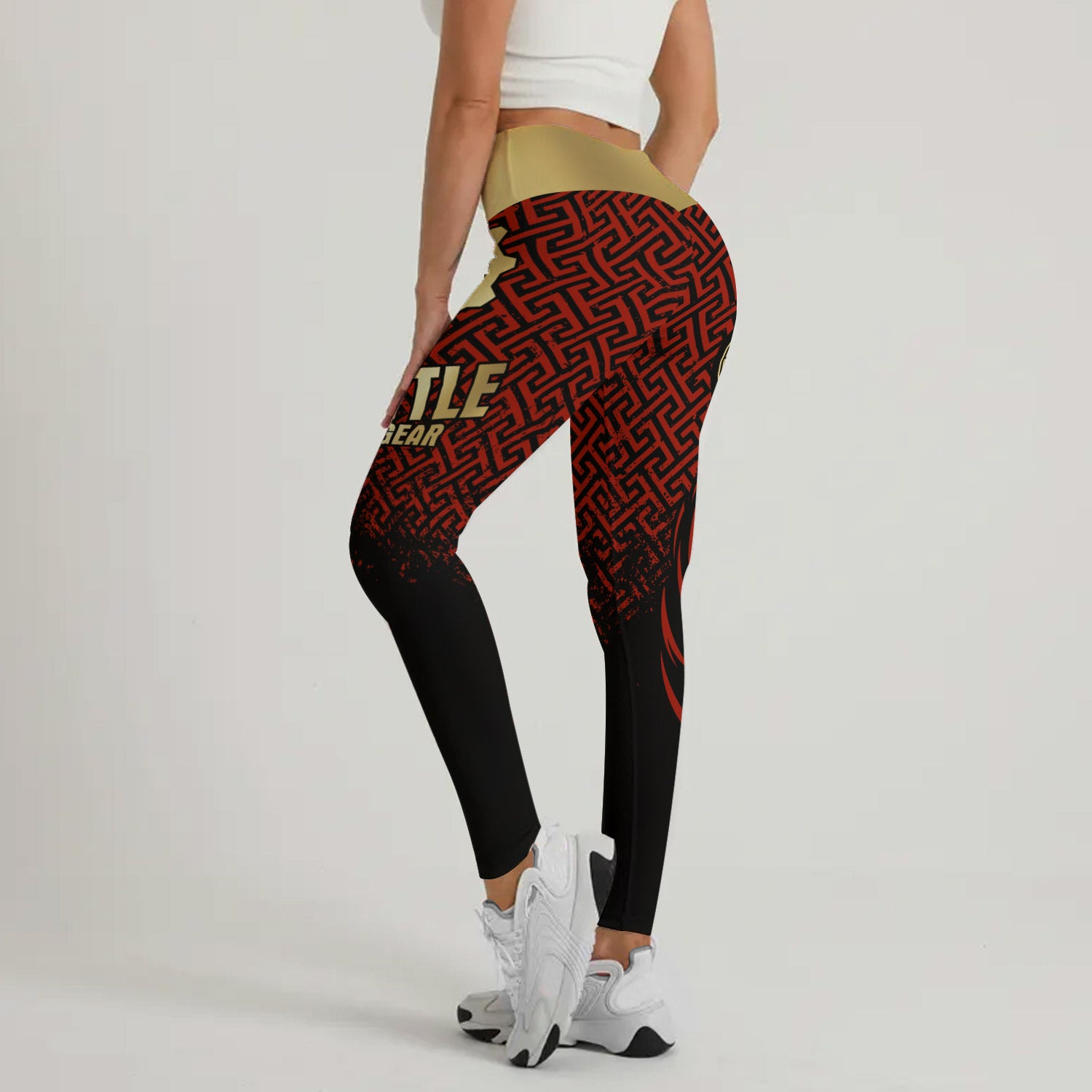 Crimson Spartan Leggings