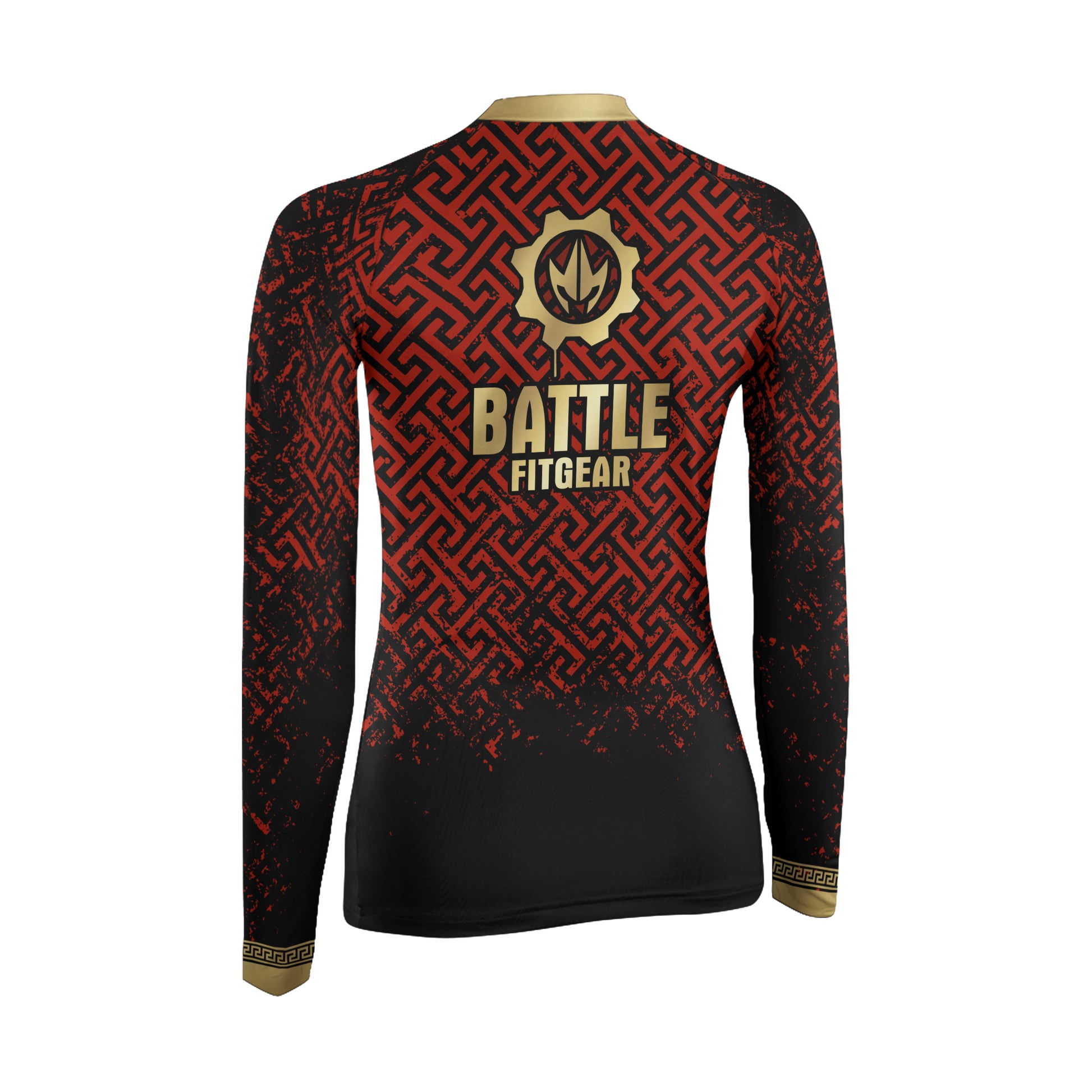Crimson Spartan Women's Long Sleeve Rash Guard