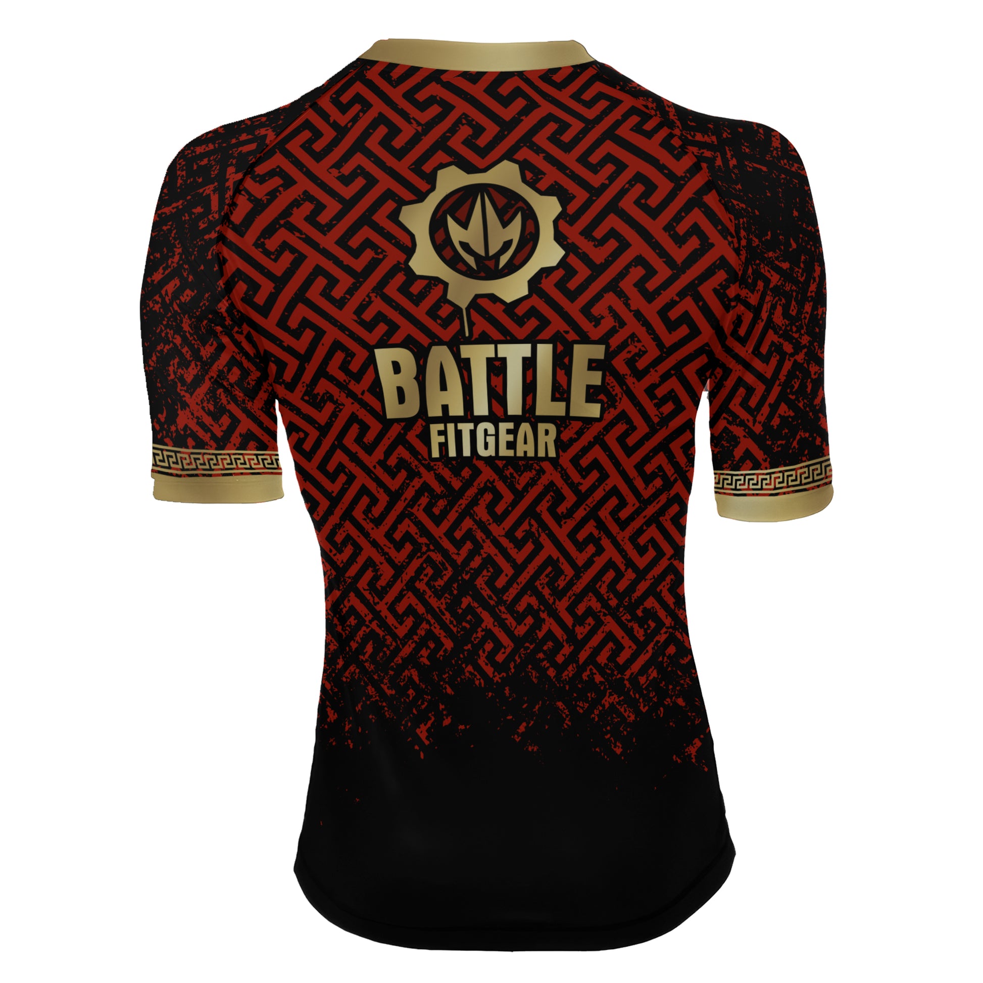 Crimson Spartan Women's Short Sleeve Rash Guard