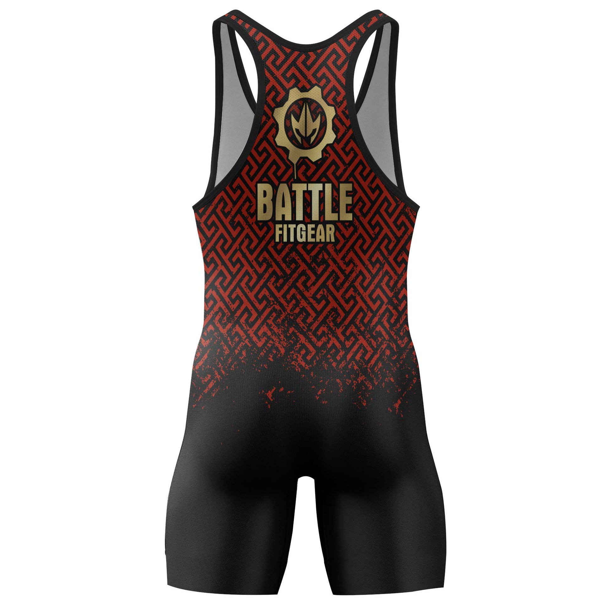 Crimson Spartan Wrestling Singlets