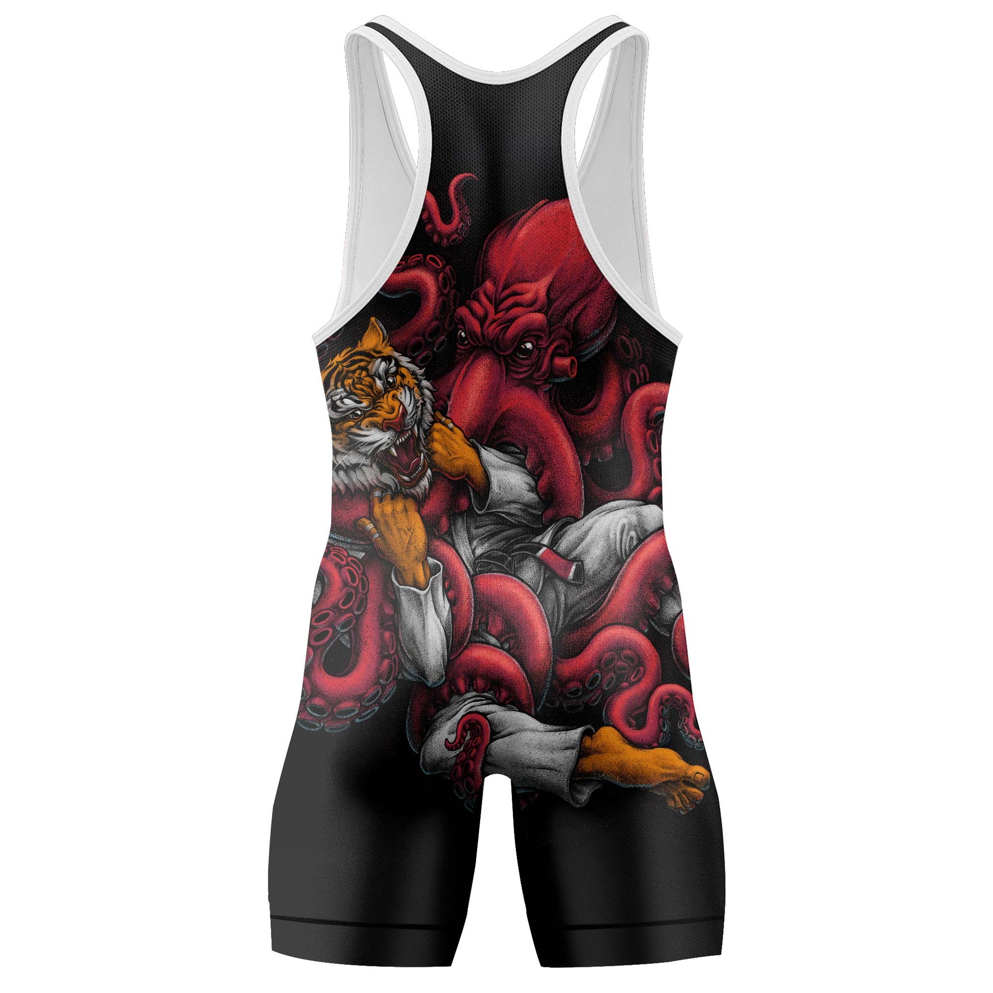 Cthulhu Battle Tiger Wrestling Singlets