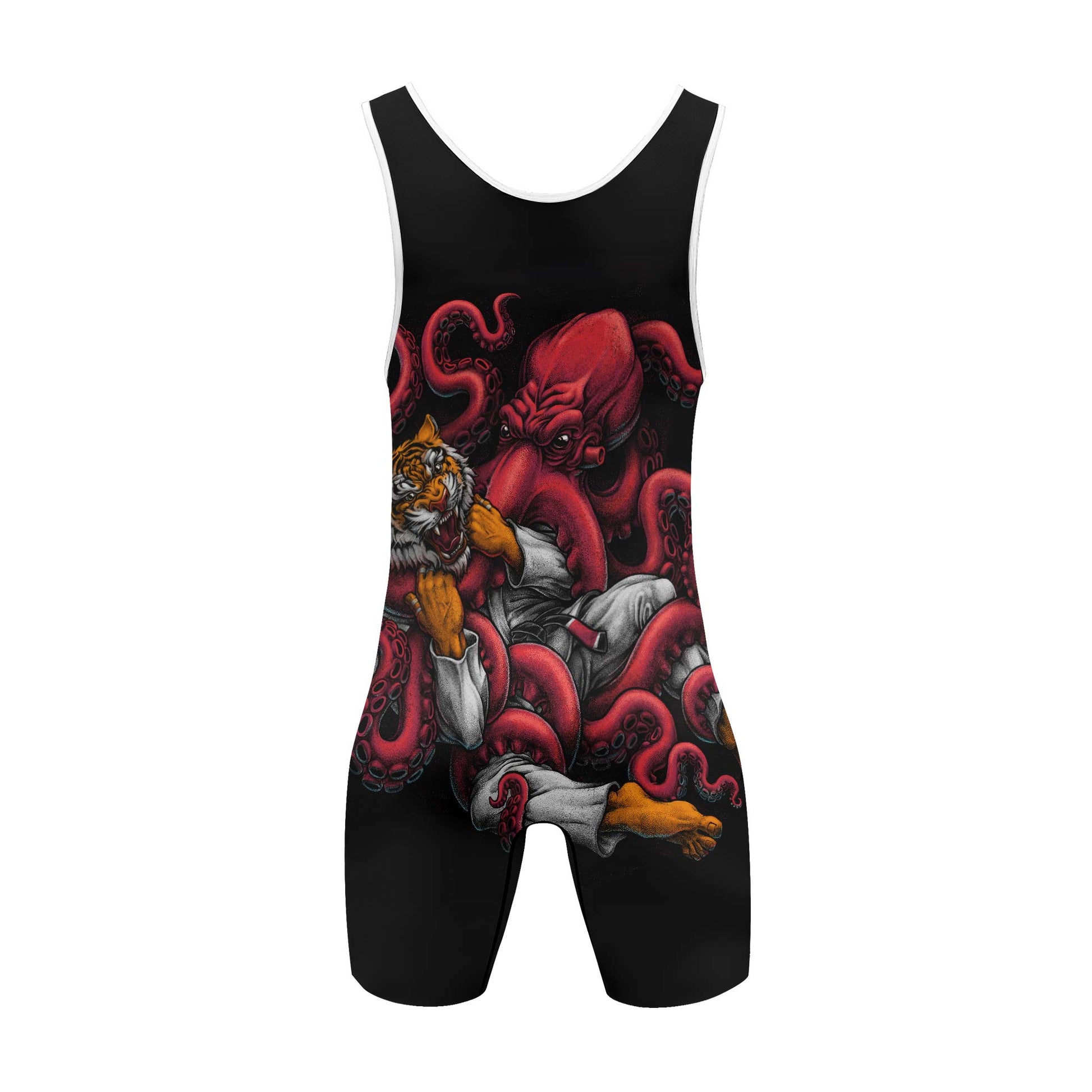 Cthulhu Battle Tiger Wrestling Singlets