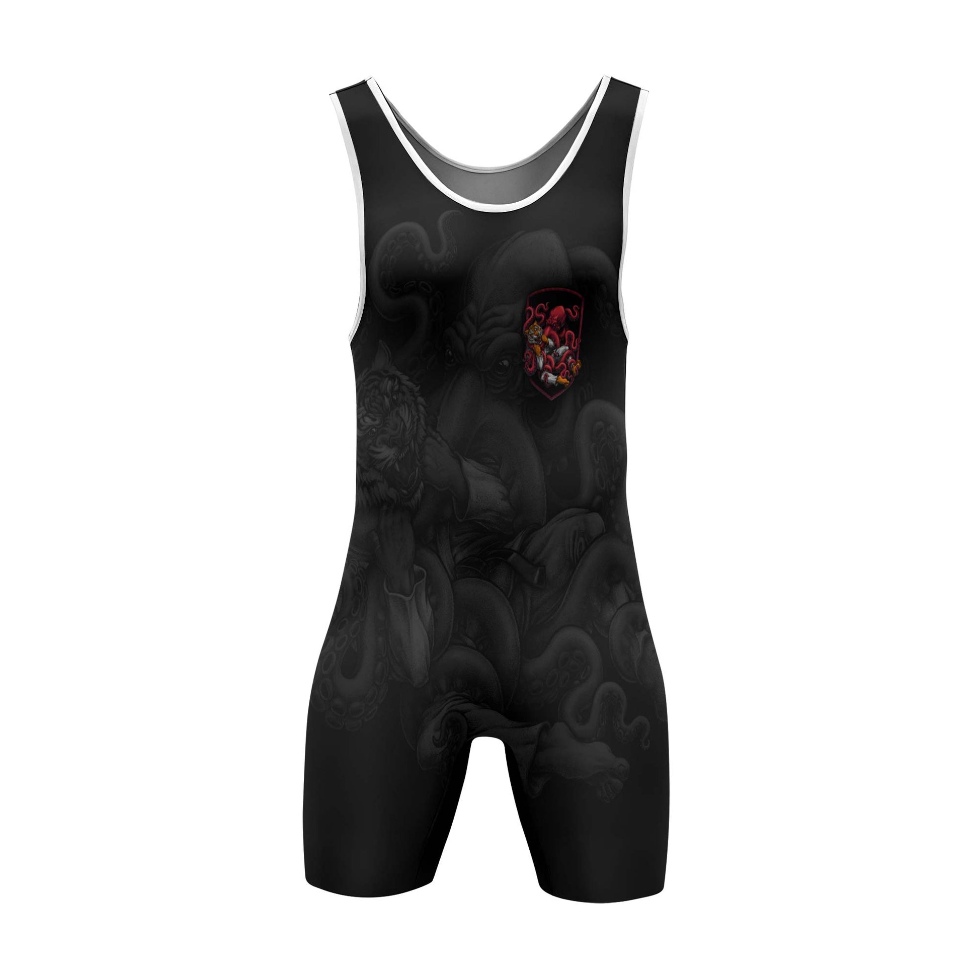 Cthulhu Battle Tiger Wrestling Singlets