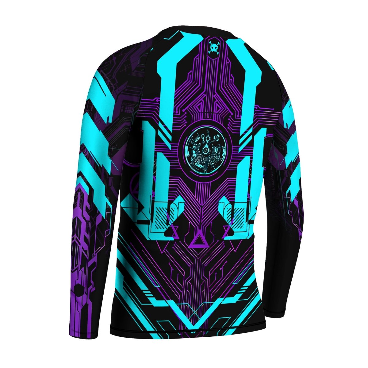 Cyberpunk Ultraviolet Kids Rash Guard - BattleFitGear