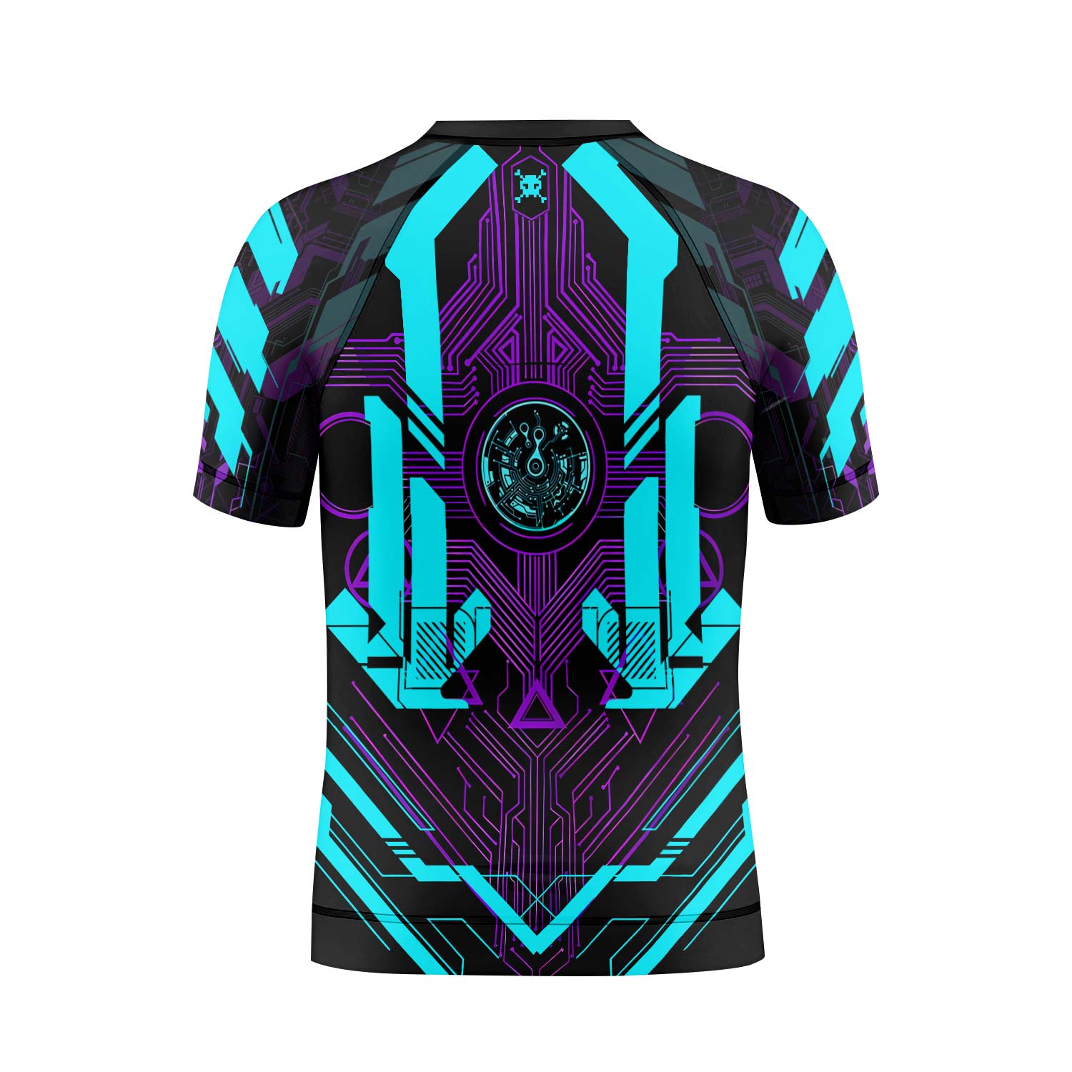 Cyberpunk Ultraviolet Kids Rash Guard - BattleFitGear