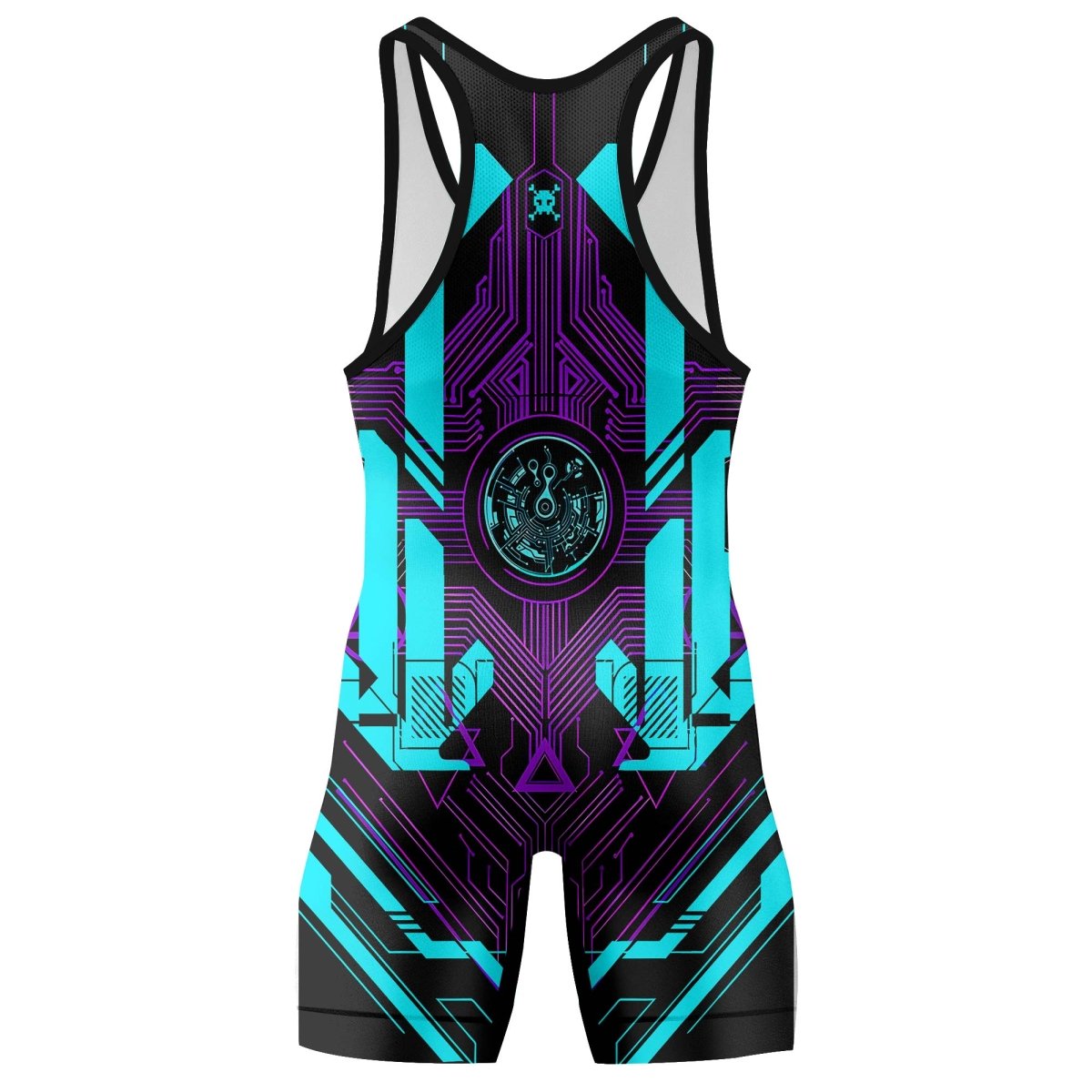 Cyberpunk Ultraviolet Wrestling Singlets - BattleFitGear