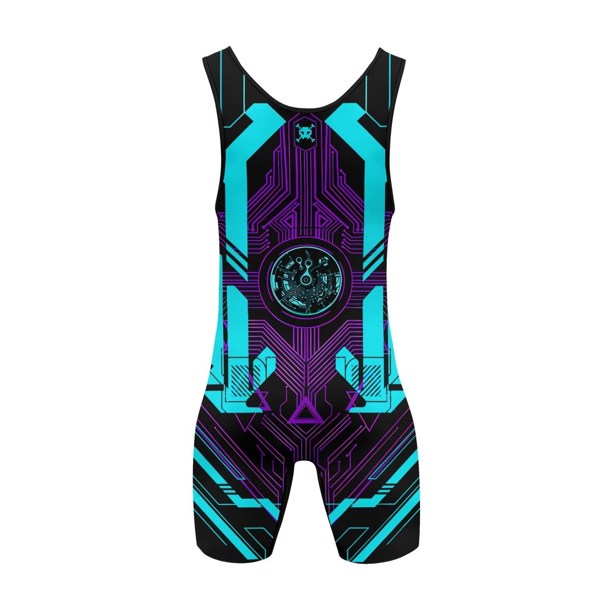 Cyberpunk Ultraviolet Wrestling Singlets - BattleFitGear