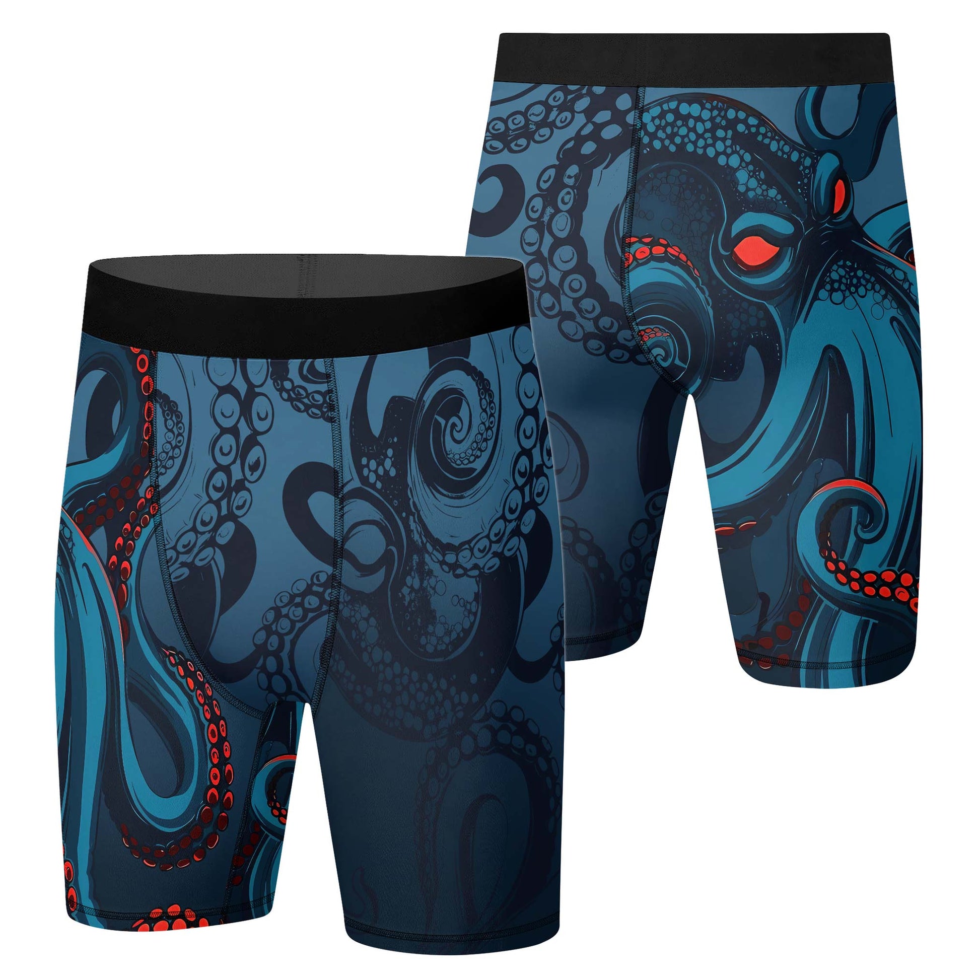 Dark Sea Octopus Compression Shorts