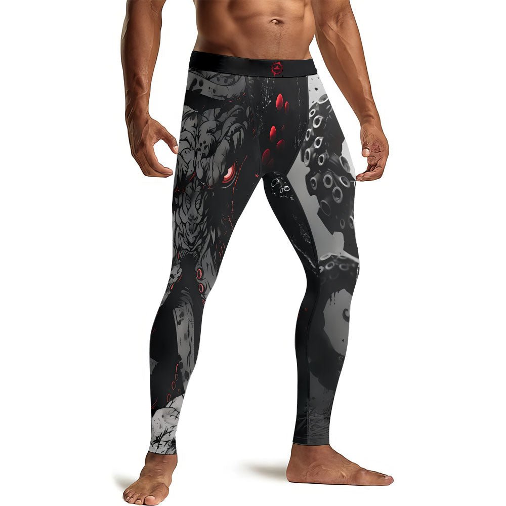 Darkness Cthulhu Men's Compression Leggings - BattleFitGear