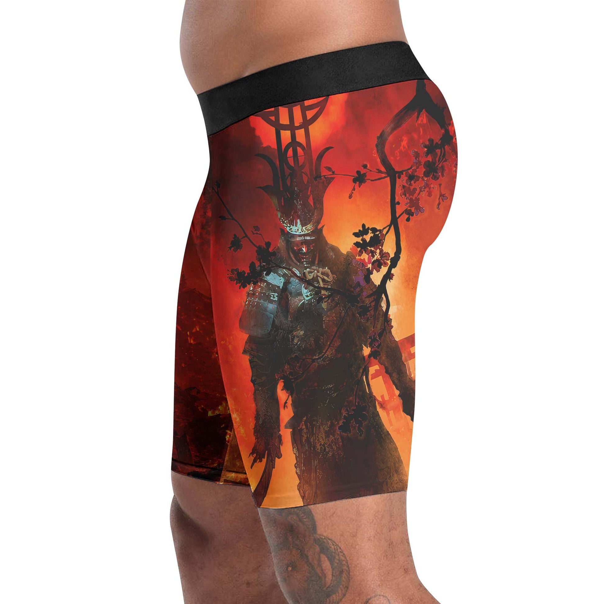 Dead Samurai Warrior Compression Shorts