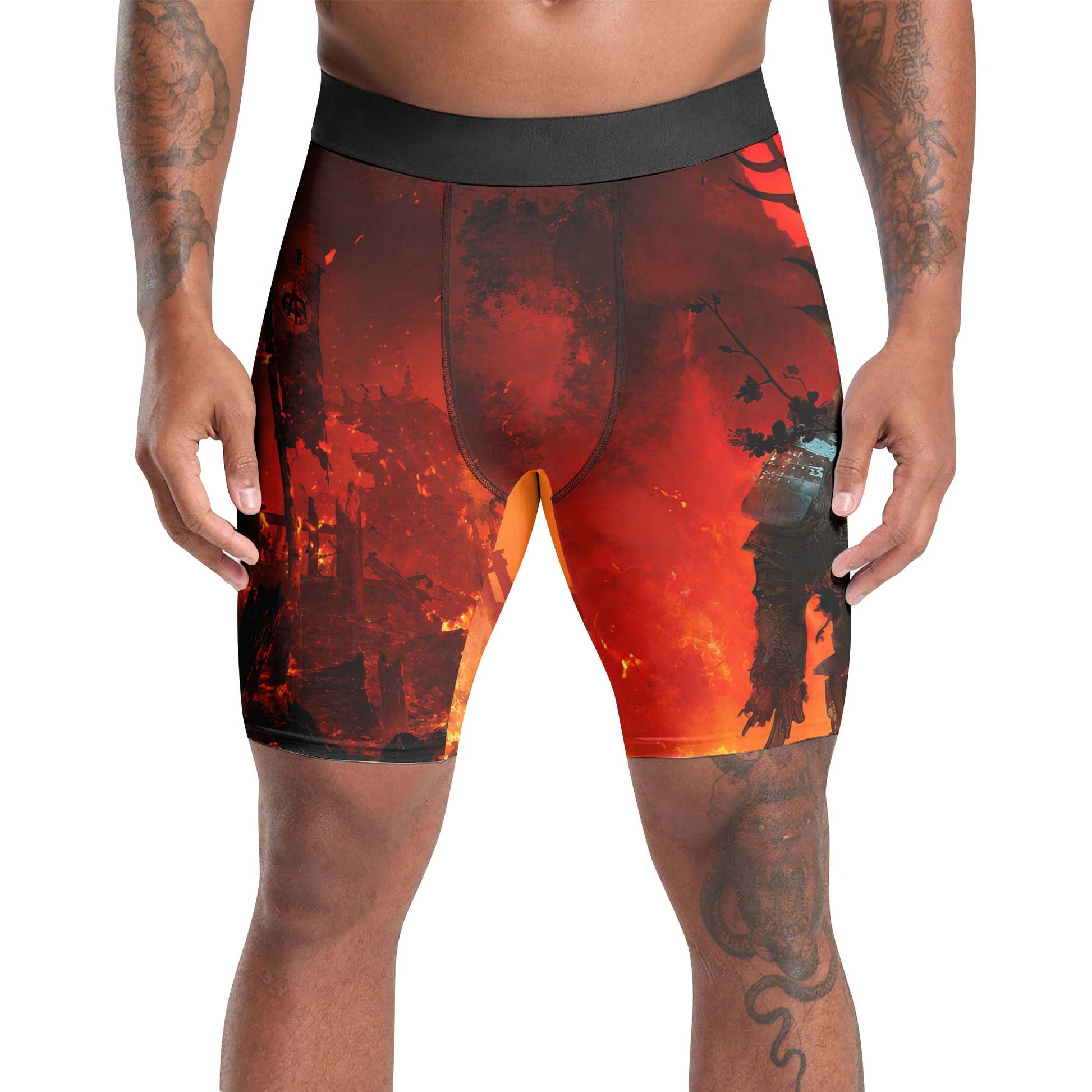 Dead Samurai Warrior Compression Shorts