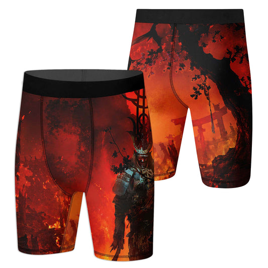Dead Samurai Warrior Compression Shorts