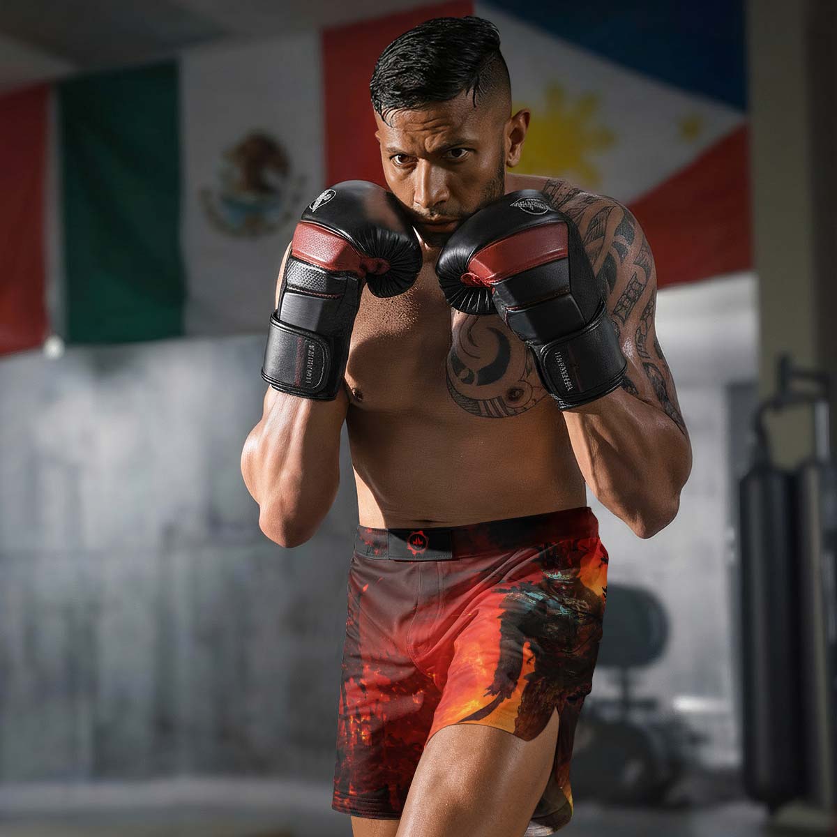 Dead Samurai Warrior Fight Shorts