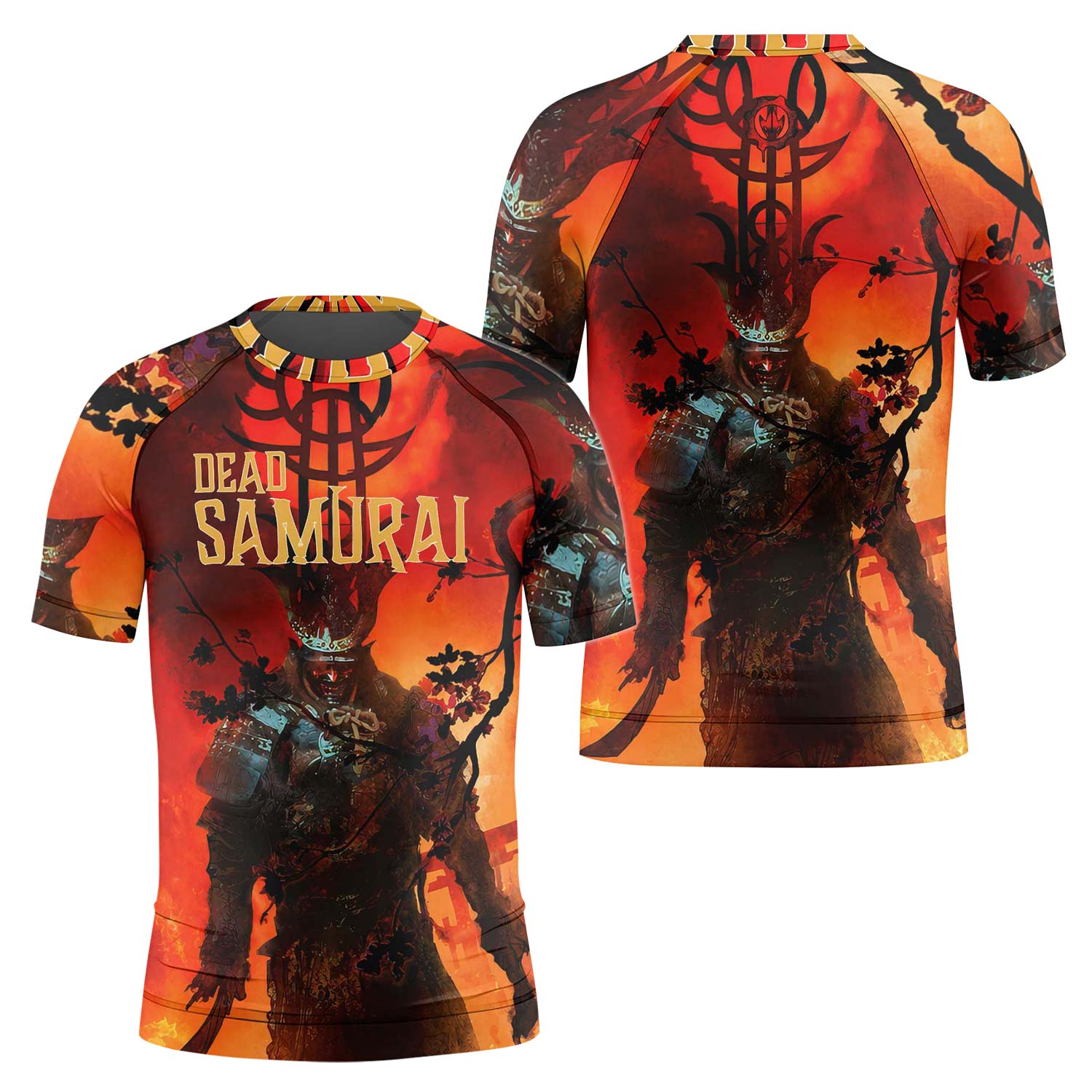 Dead Samurai Warrior Kids Rash Guard