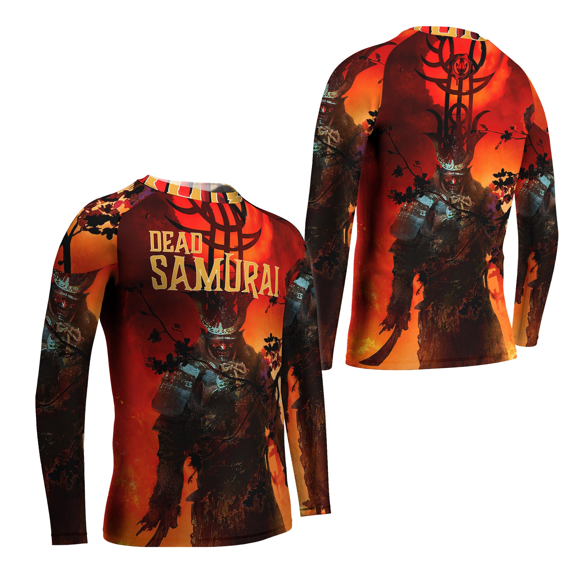 Dead Samurai Warrior Kids Rash Guard