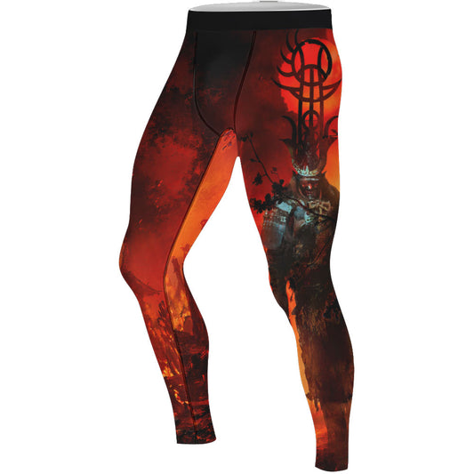 Dead Samurai Warrior Men's Compression Leggings
