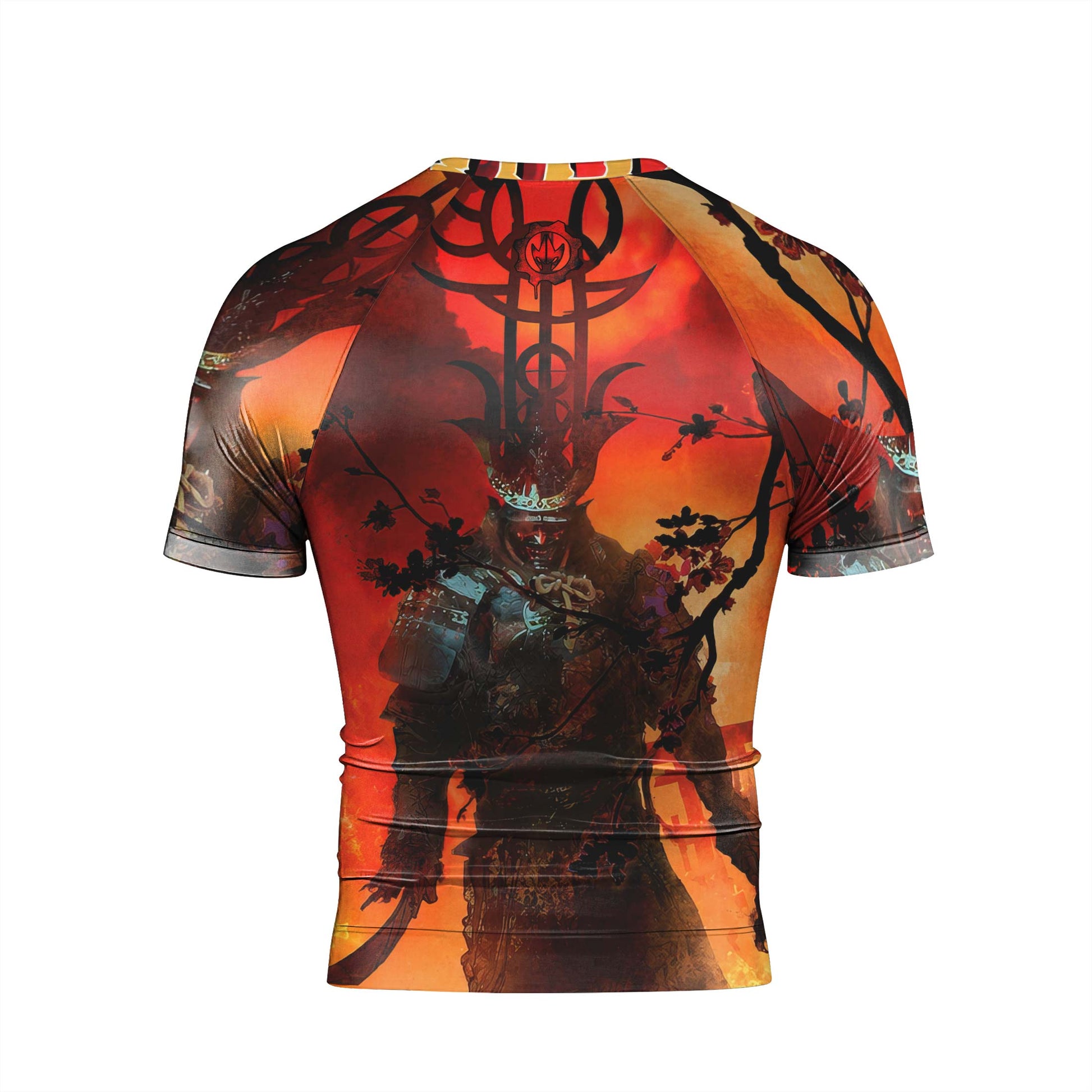 Dead Samurai Warrior Men's Short Sleeve Rash Guard