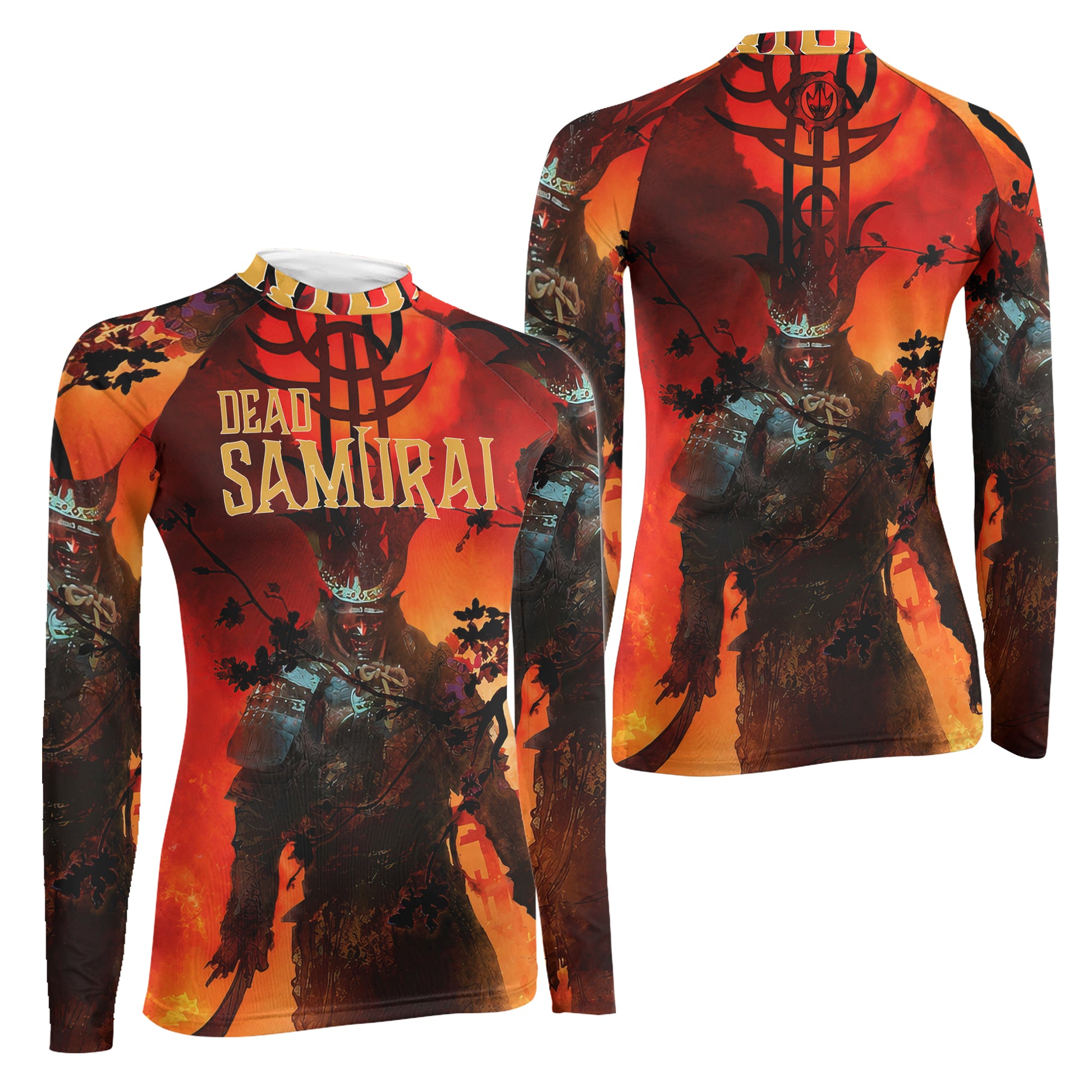 Dead Samurai Warrior Women's Long Sleeve Rash Guard