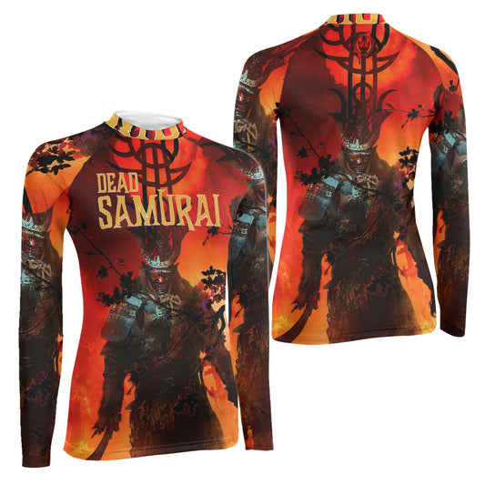 Dead Samurai Warrior Women's Long Sleeve Rash Guard