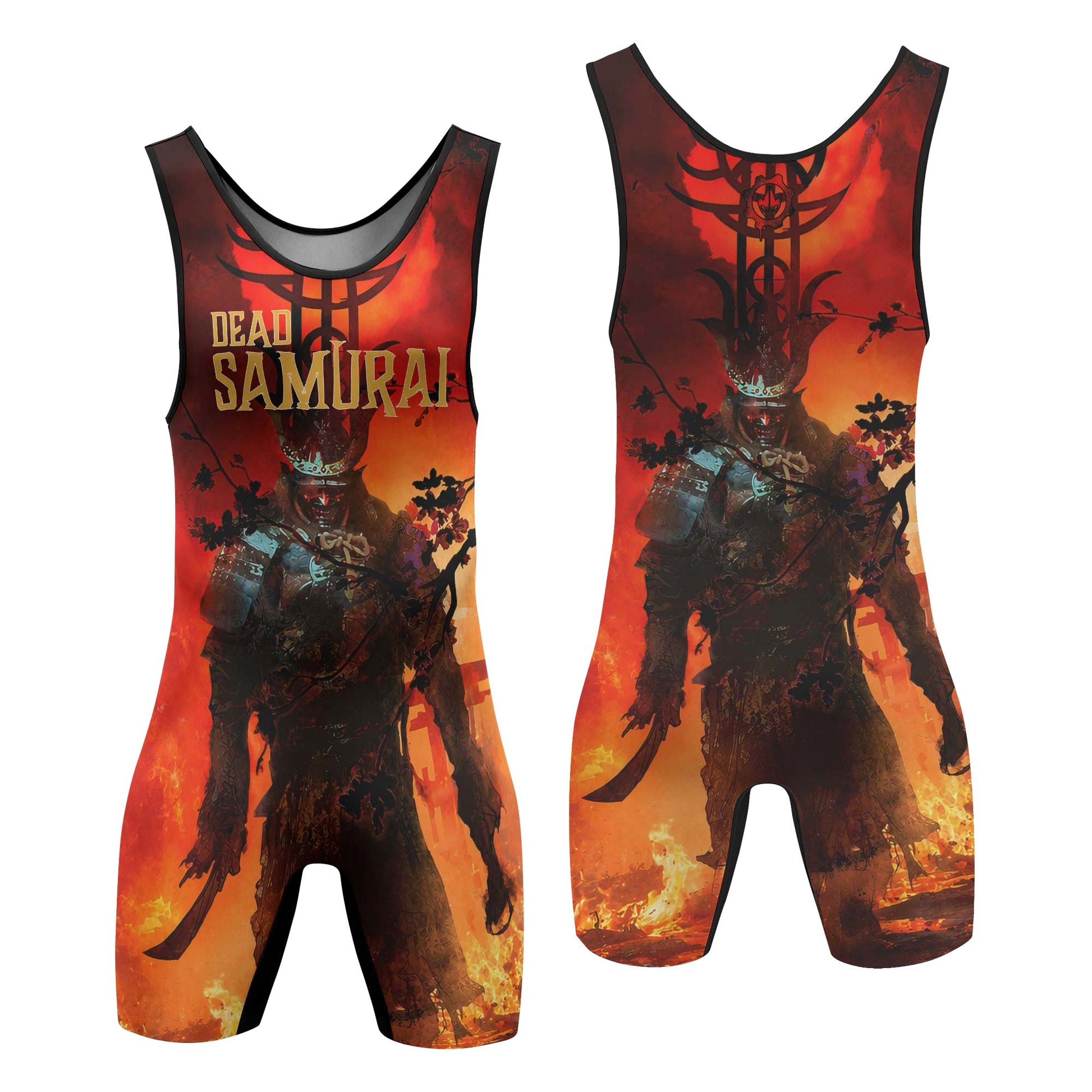Dead Samurai Warrior Wrestling Singlets