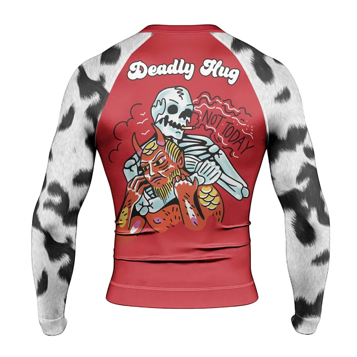 Deadly Hug Men's Long Sleeve Rash Guard - Superior Performance