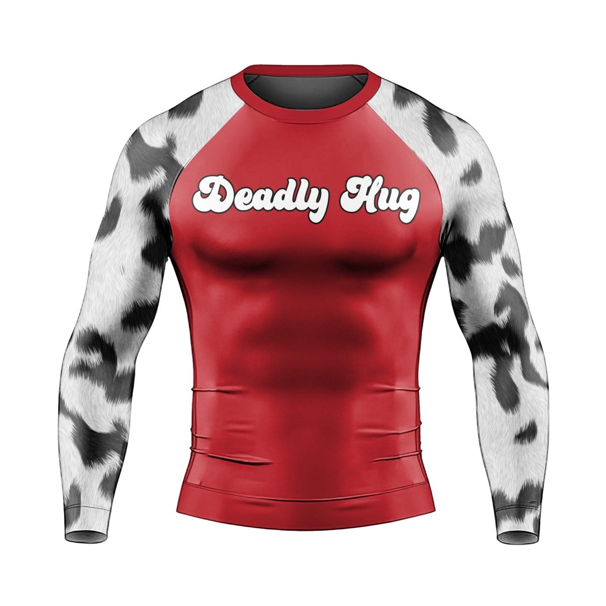 Deadly Hug Men's Long Sleeve Rash Guard - BattleFitGear