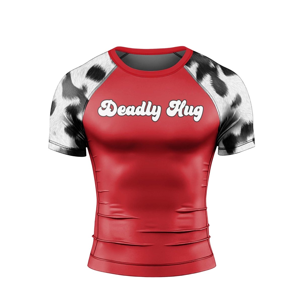 Deadly Hug Men's Short Sleeve Rash Guard - BattleFitGear