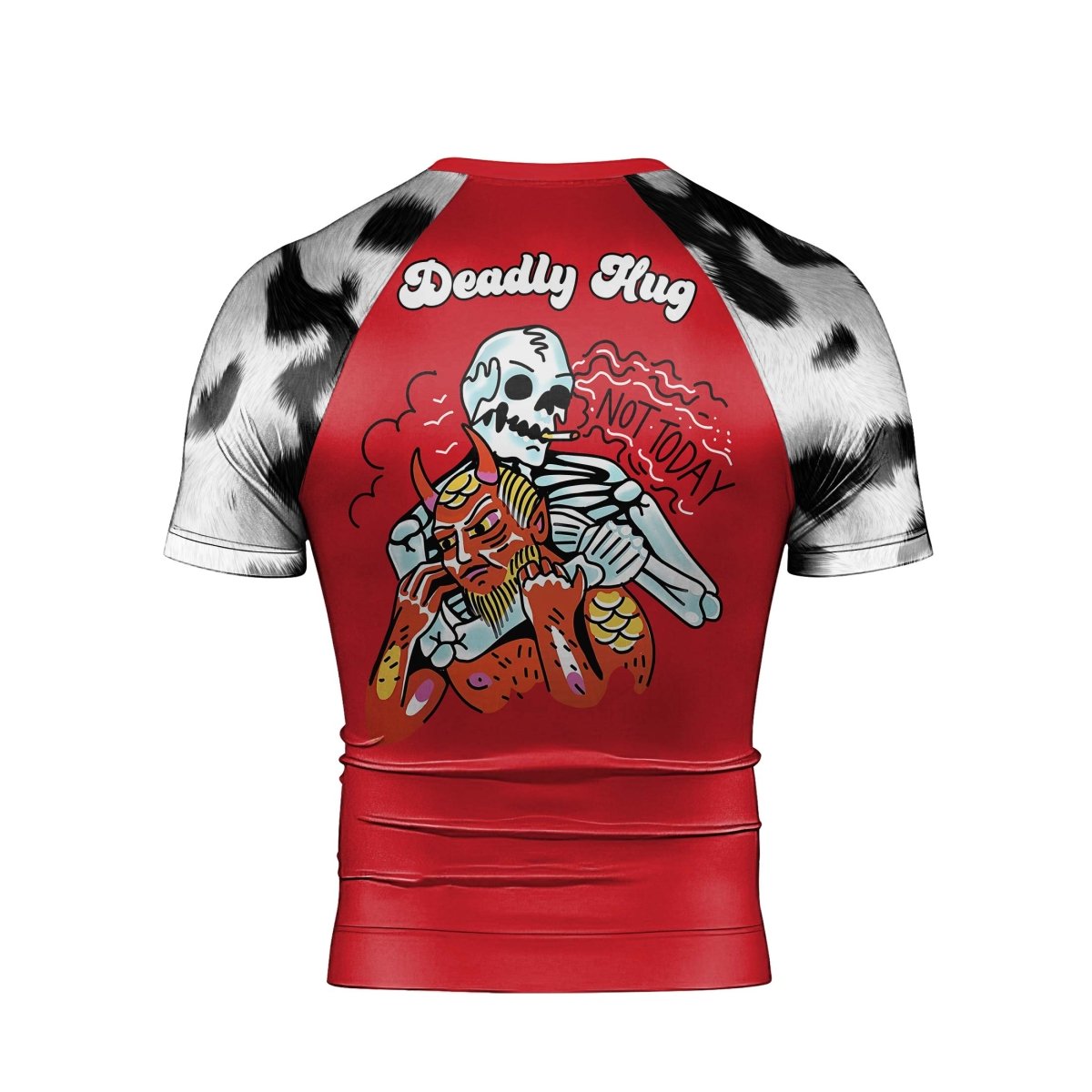 Deadly Hug Men's Short Sleeve Rash Guard - BattleFitGear